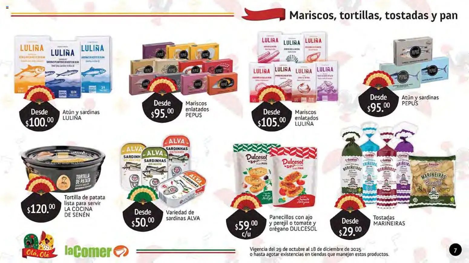 La Comer oferta desde 29/10/2025 Folleto Olá, Olé (2025-10-29 - 2025-12-18)