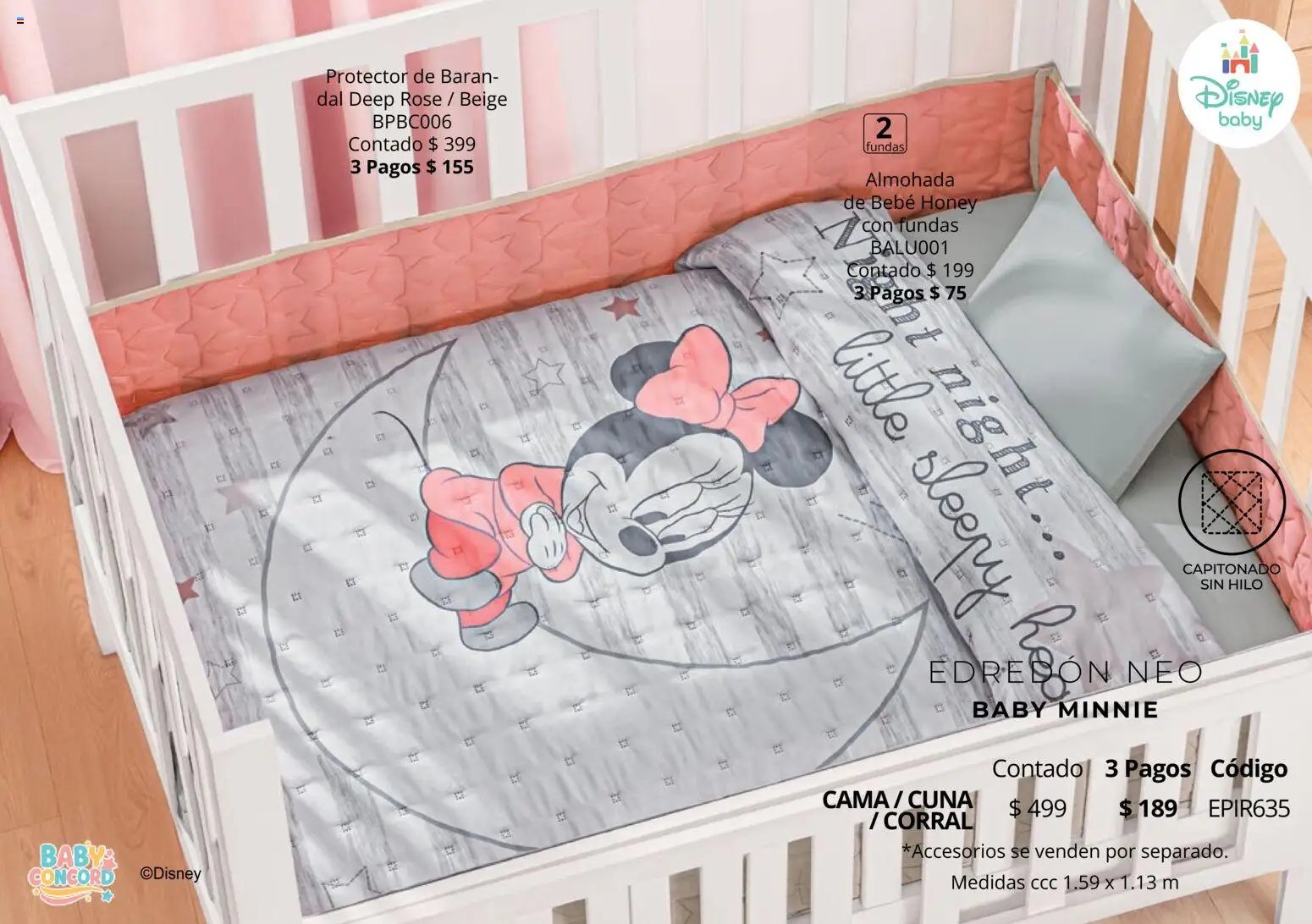 Colchas Concord oferta desde 01/05/2026 Colchas Concord catálogo Baby
