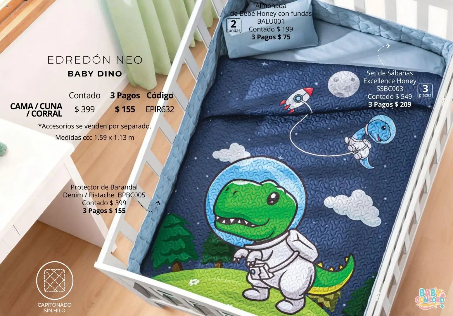 Colchas Concord oferta desde 01/05/2026 Colchas Concord catálogo Baby