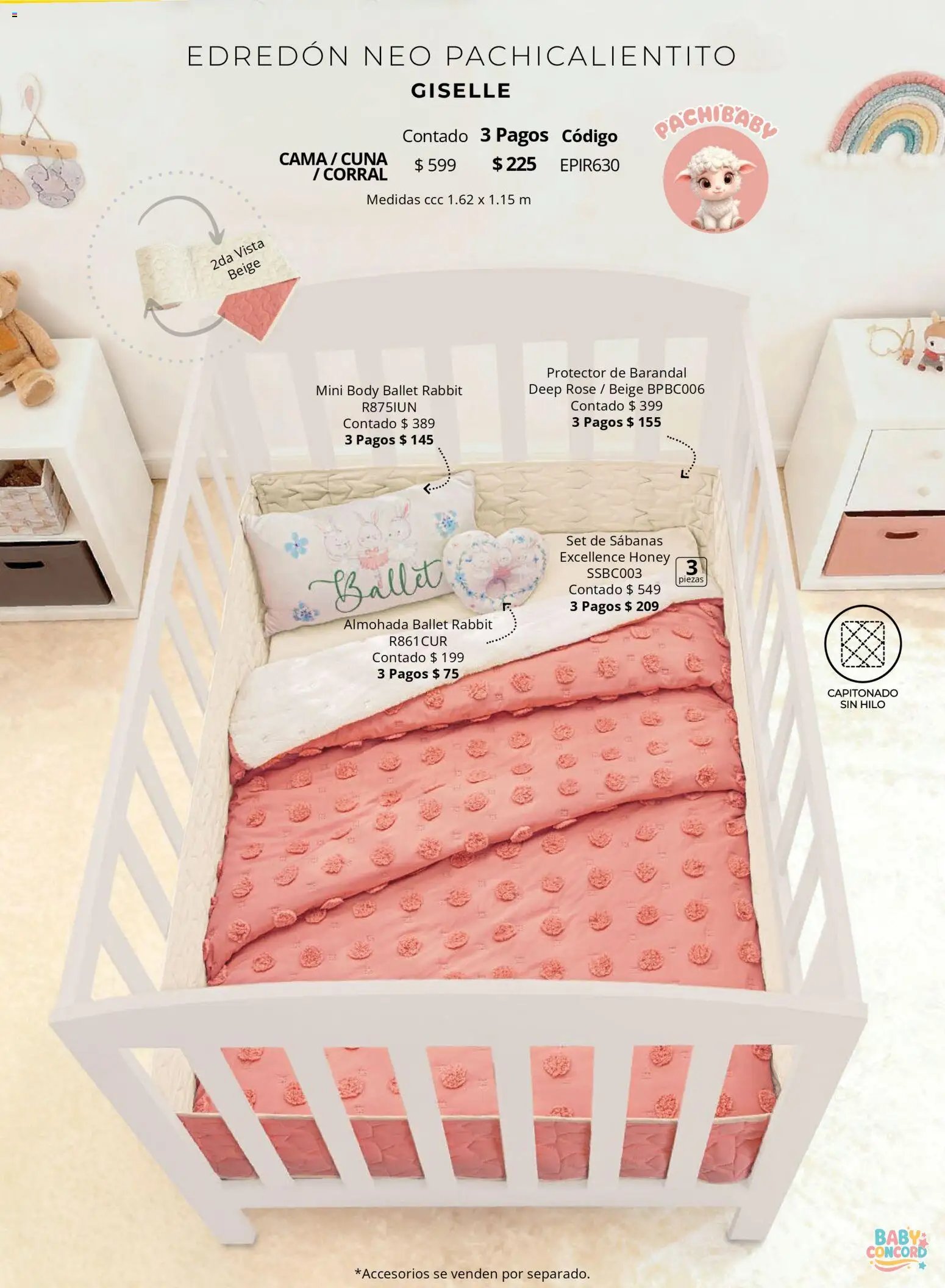 Colchas Concord oferta desde 01/05/2026 Colchas Concord catálogo Baby