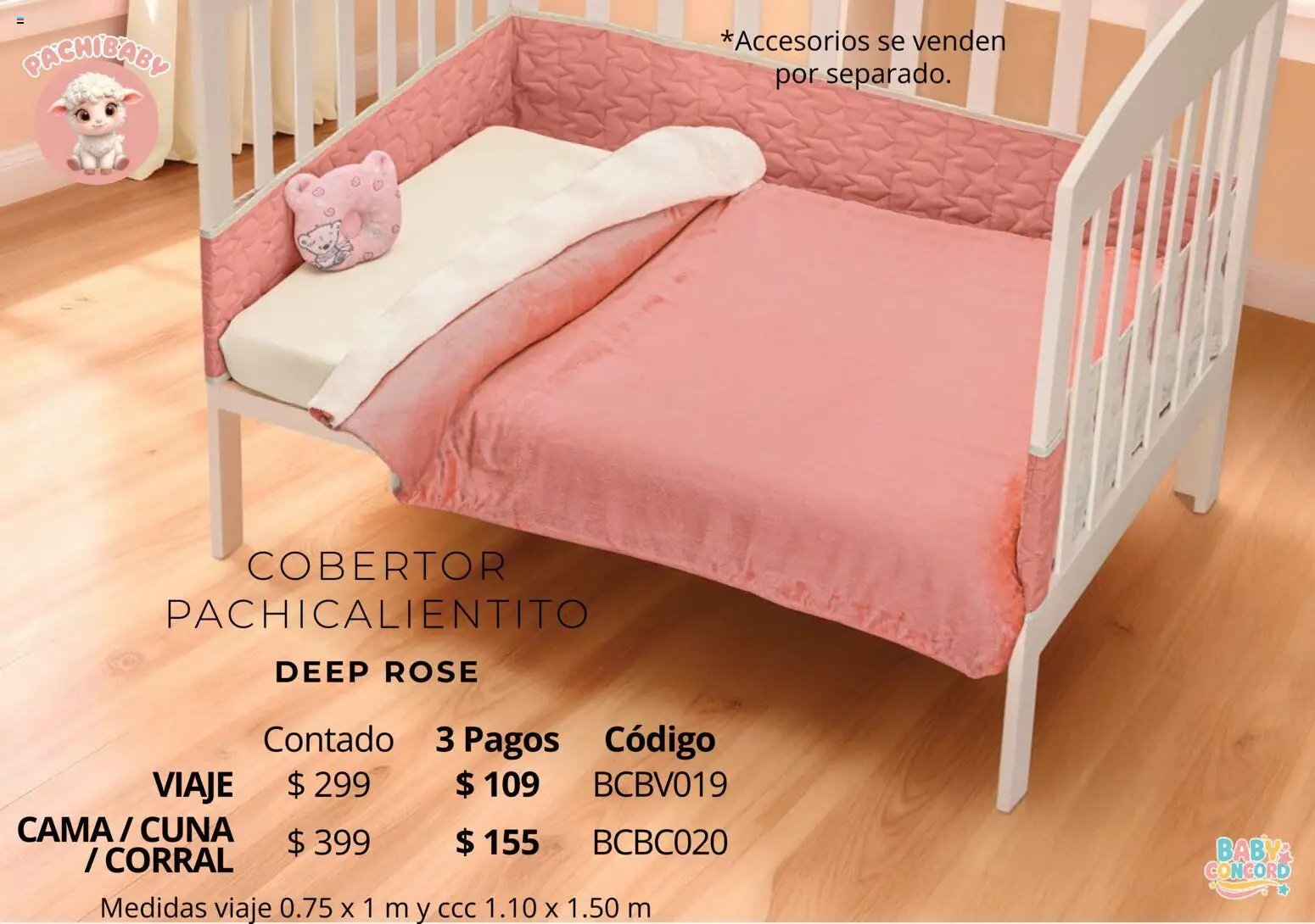 Colchas Concord oferta desde 01/05/2026 Colchas Concord catálogo Baby
