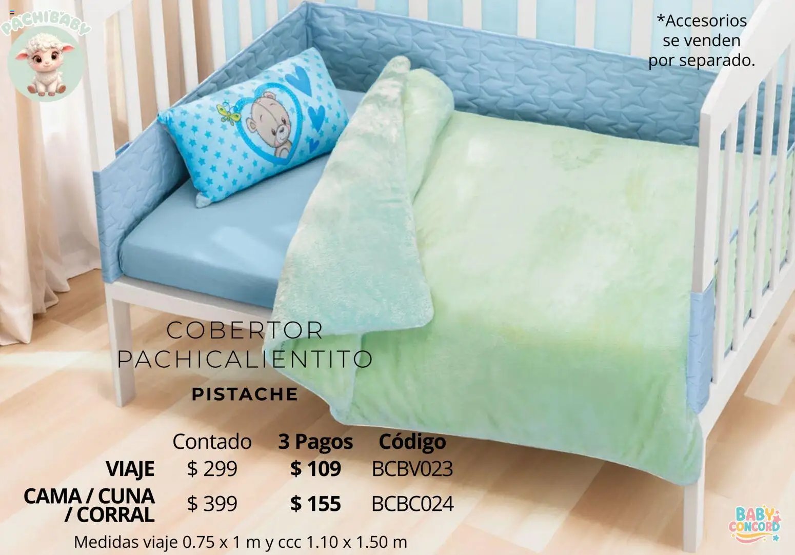 Colchas Concord oferta desde 01/05/2026 Colchas Concord catálogo Baby
