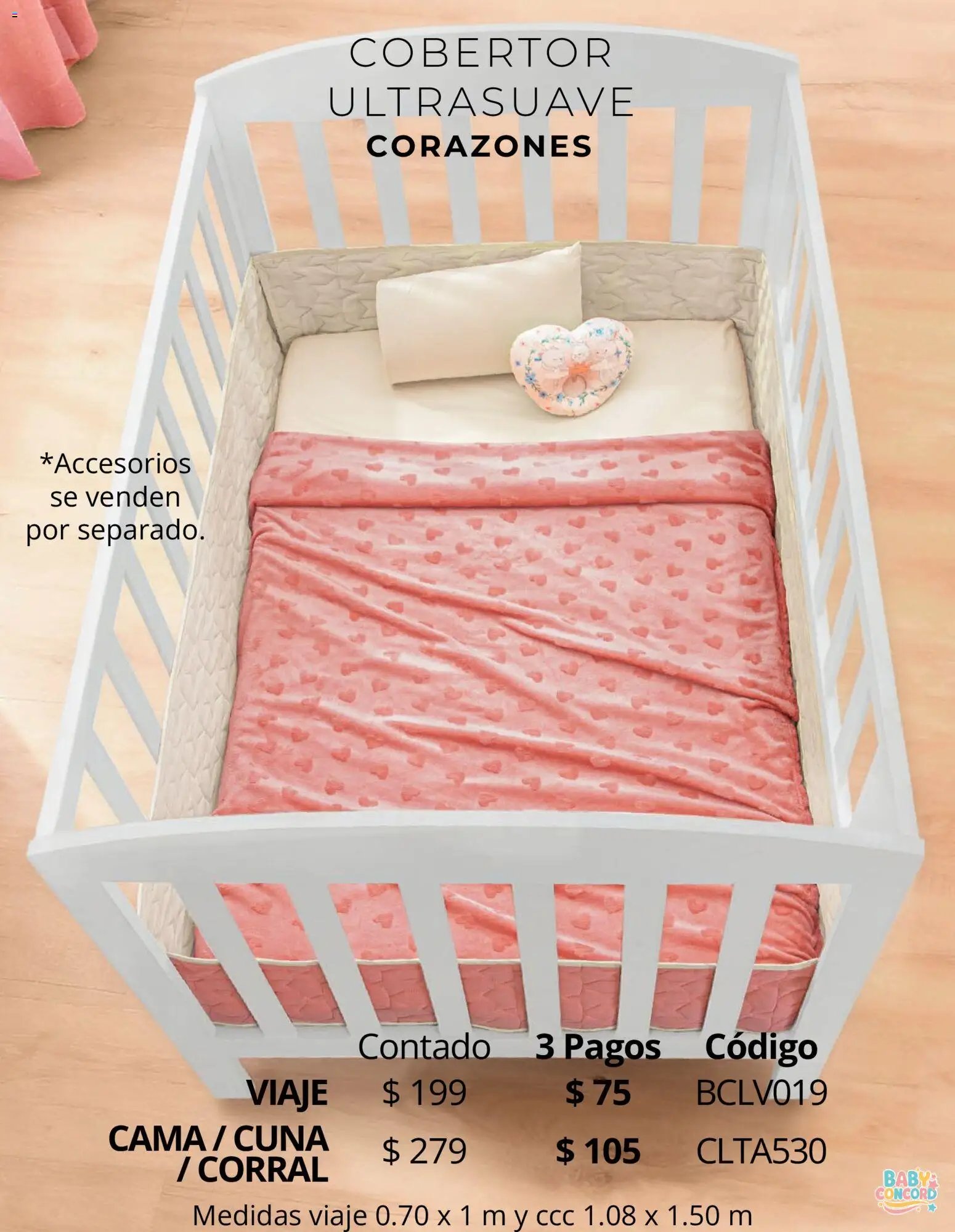 Colchas Concord oferta desde 01/05/2026 Colchas Concord catálogo Baby