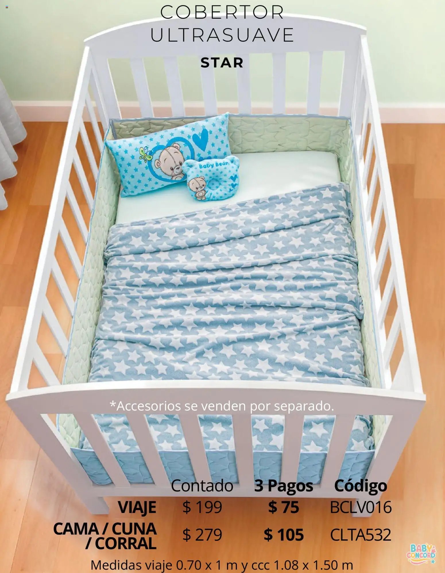 Colchas Concord oferta desde 01/05/2026 Colchas Concord catálogo Baby