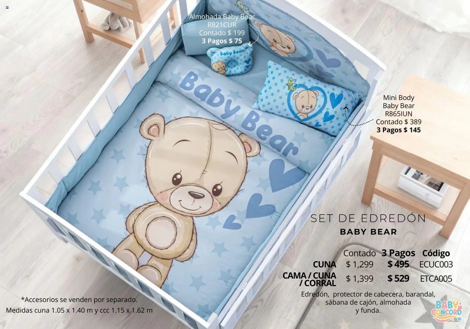 Colchas Concord oferta desde 01/05/2026 Colchas Concord catálogo Baby