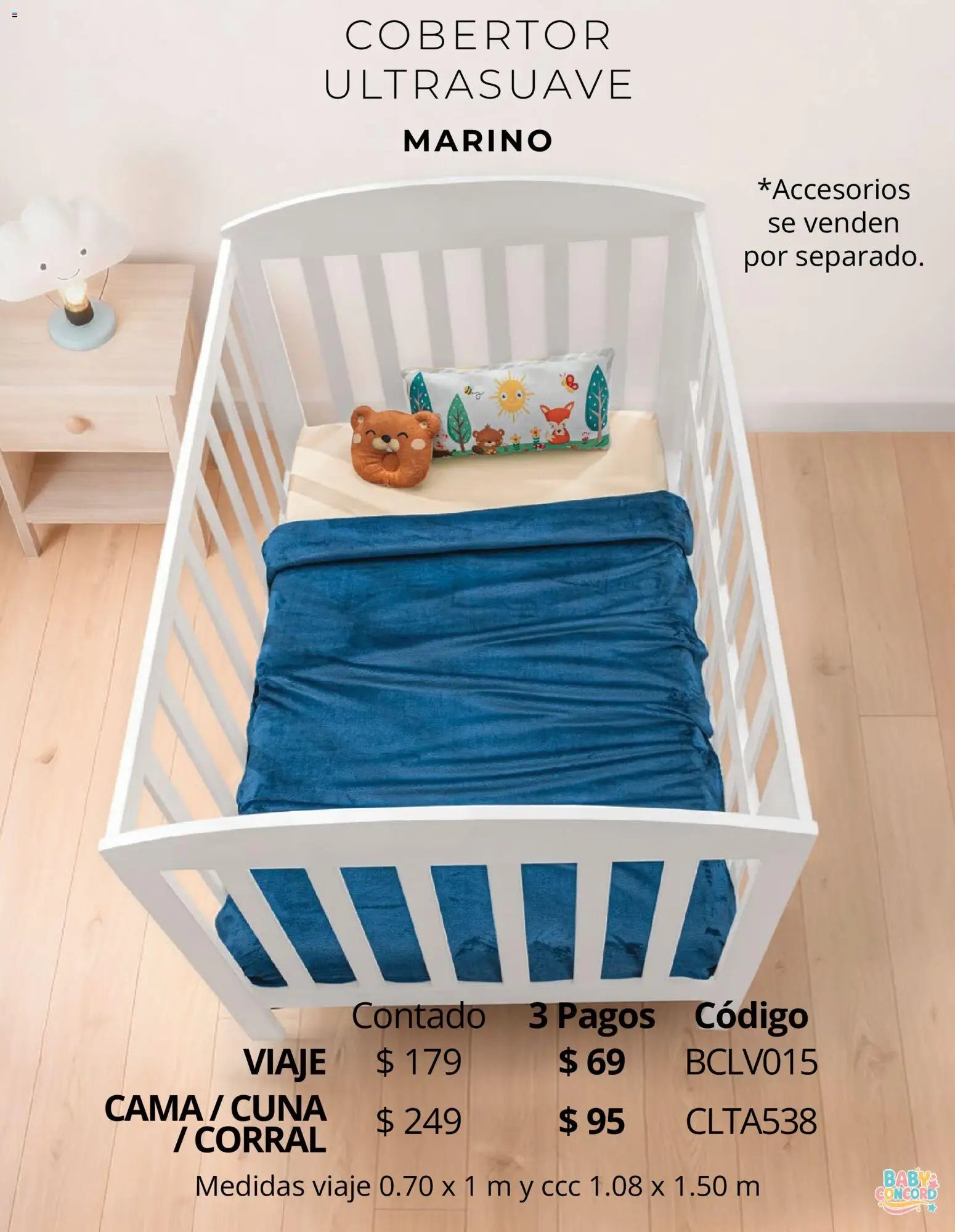 Colchas Concord oferta desde 01/05/2026 Colchas Concord catálogo Baby