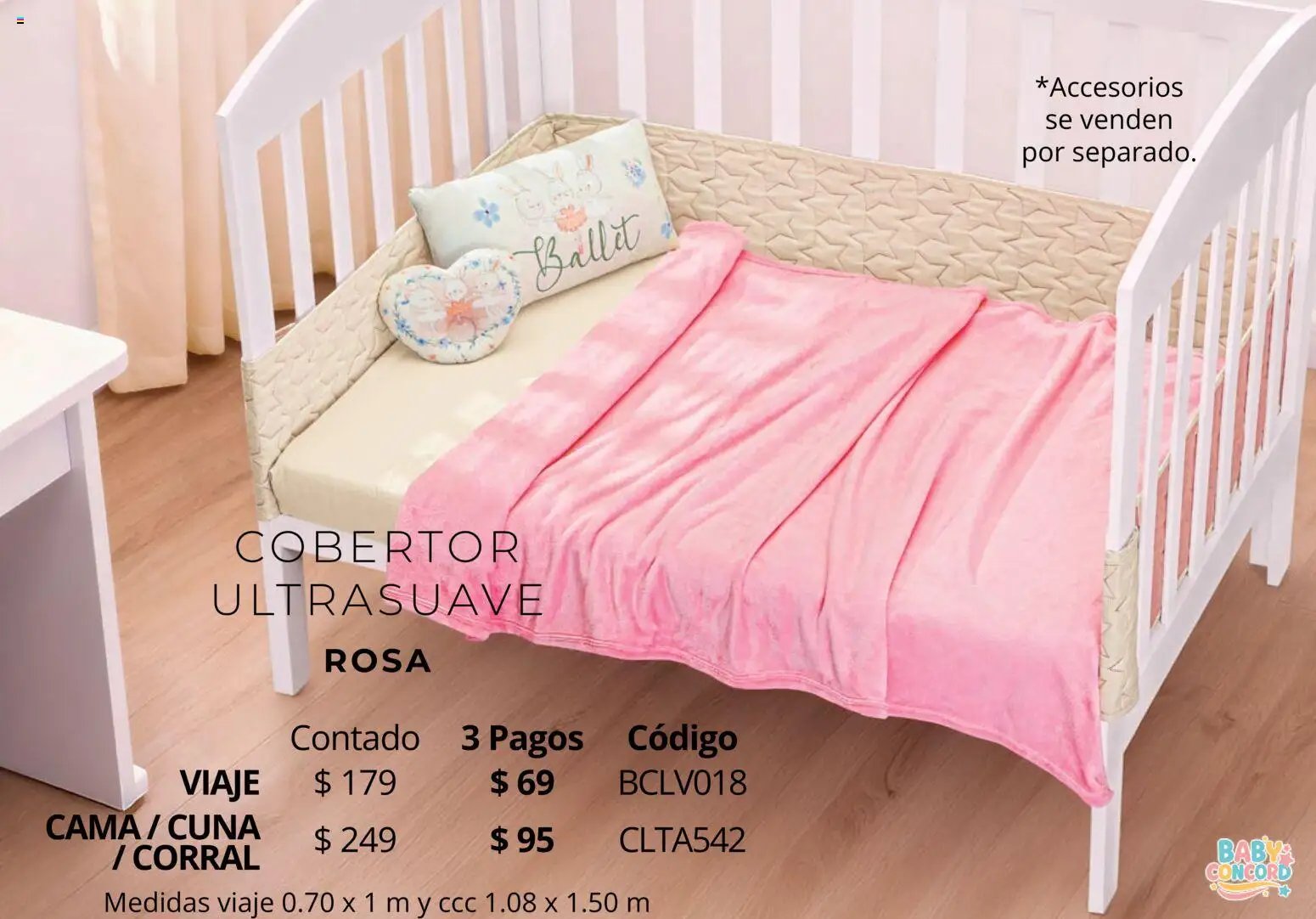 Colchas Concord oferta desde 01/05/2026 Colchas Concord catálogo Baby
