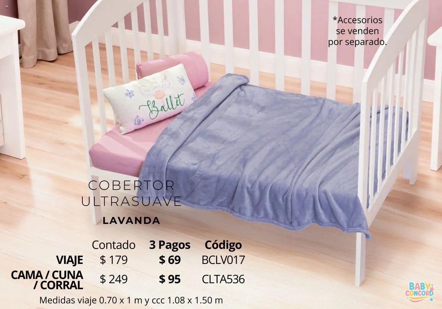 Colchas Concord oferta desde 01/05/2026 Colchas Concord catálogo Baby