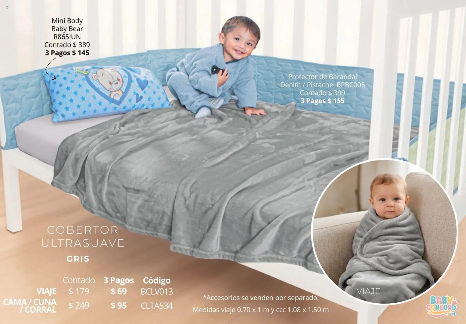 Colchas Concord oferta desde 01/05/2026 Colchas Concord catálogo Baby