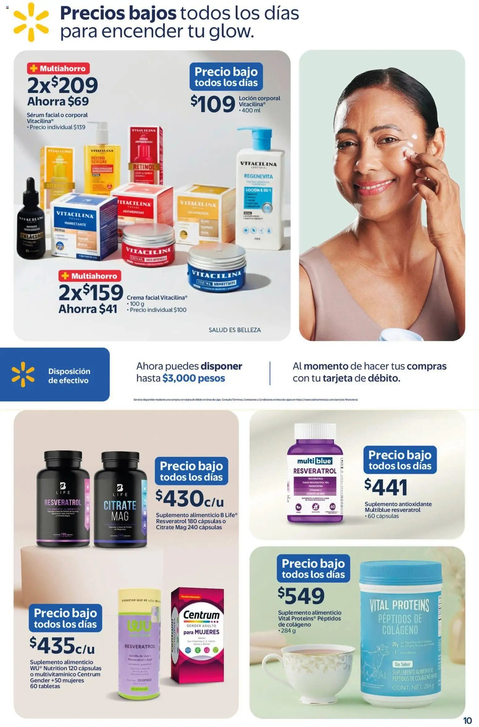 Walmart oferta desde 27/03/2026 Walmart folleto Belleza natural a precios bajos (2026-03-27 - 2026-04-09)