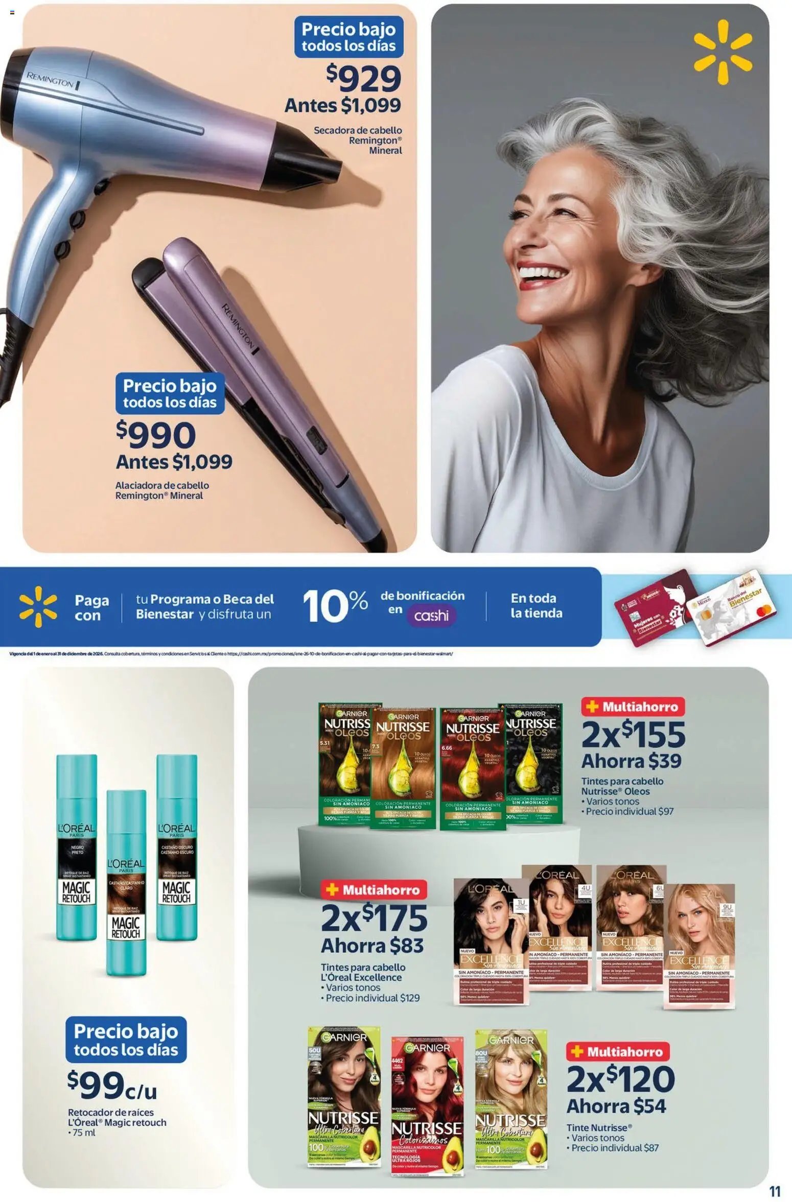 Walmart oferta desde 27/03/2026 Walmart folleto Belleza natural a precios bajos (2026-03-27 - 2026-04-09)