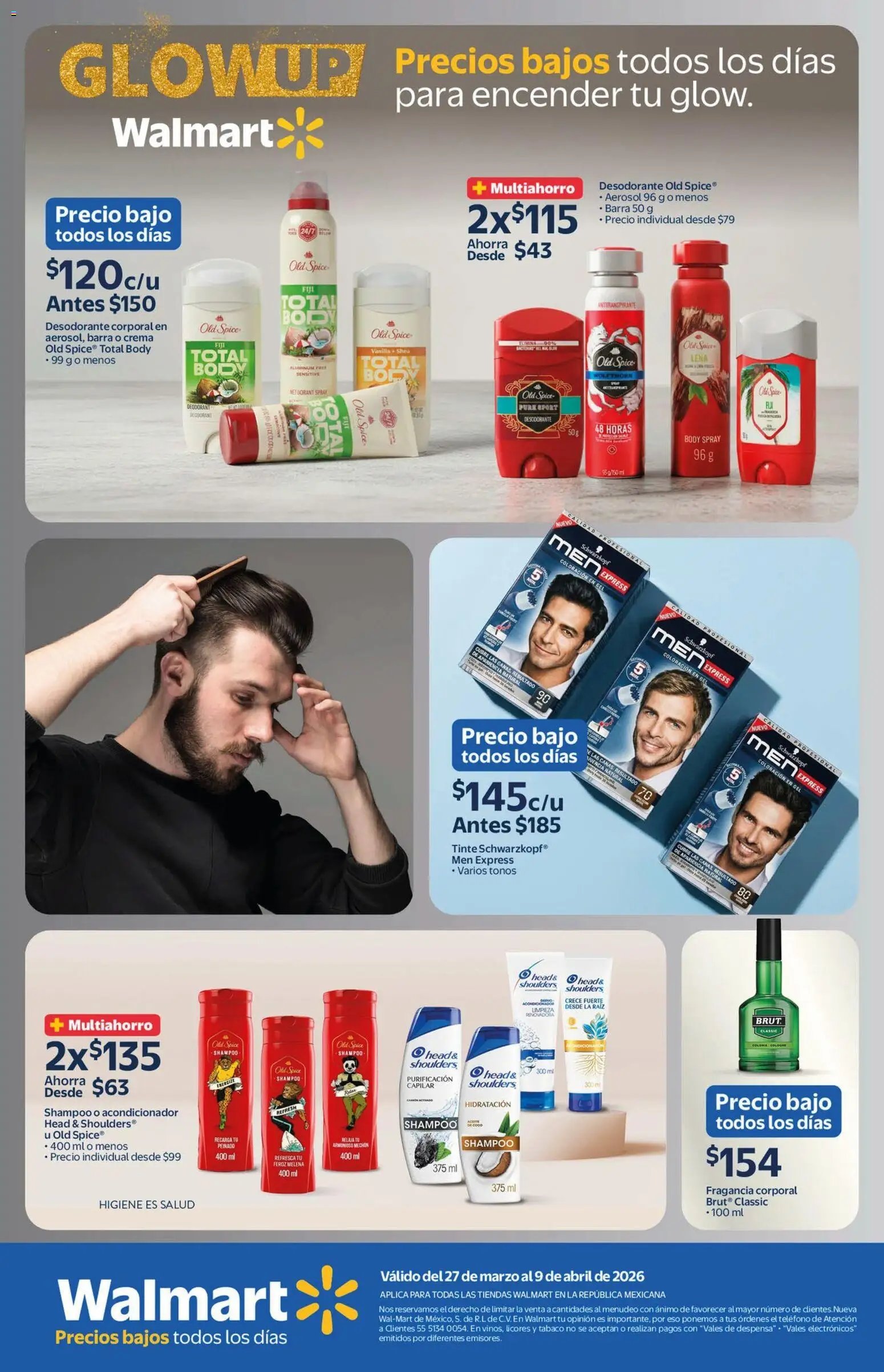 Walmart oferta desde 27/03/2026 Walmart folleto Belleza natural a precios bajos (2026-03-27 - 2026-04-09)