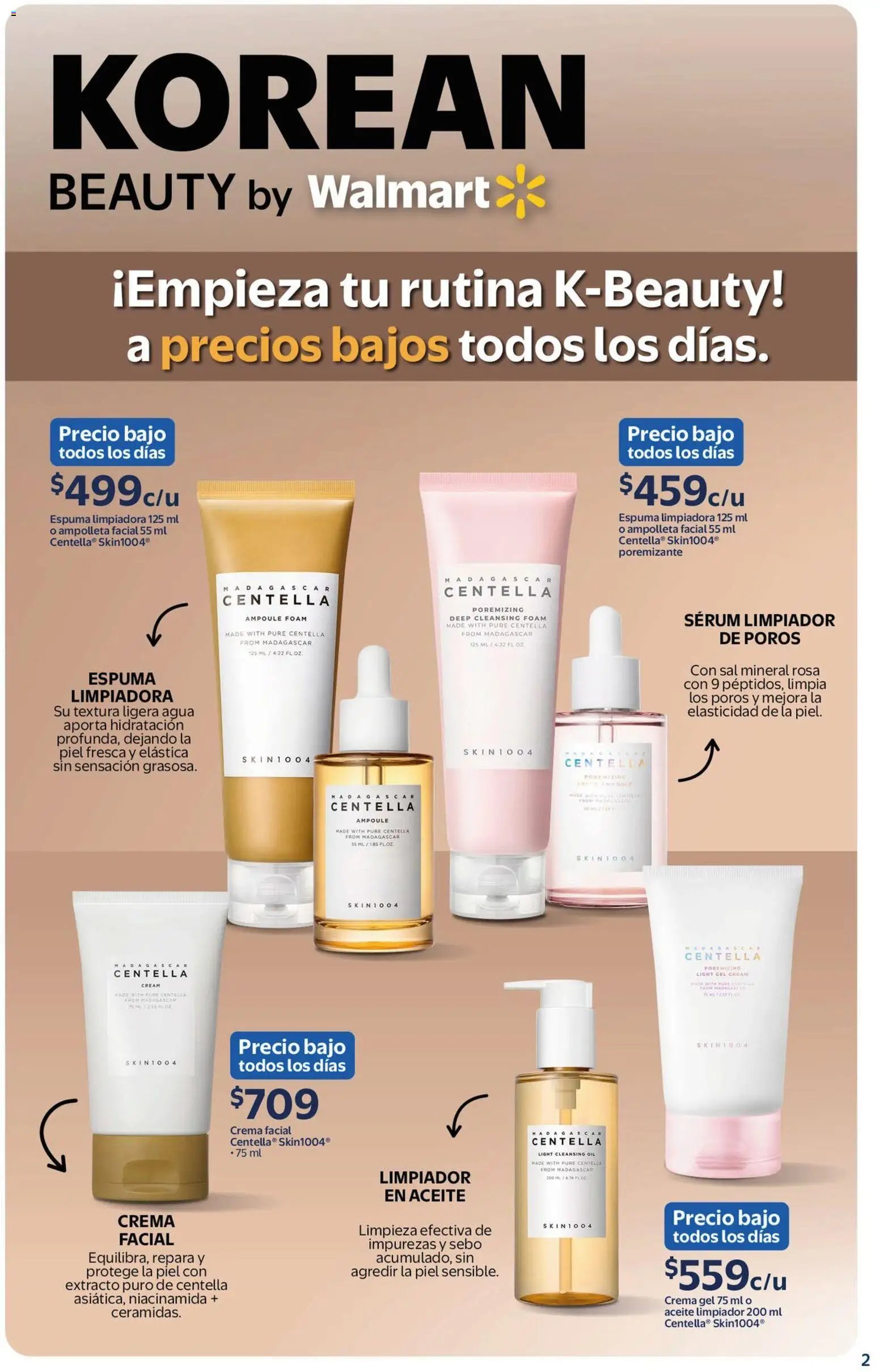 Walmart oferta desde 27/03/2026 Walmart folleto Belleza natural a precios bajos (2026-03-27 - 2026-04-09)