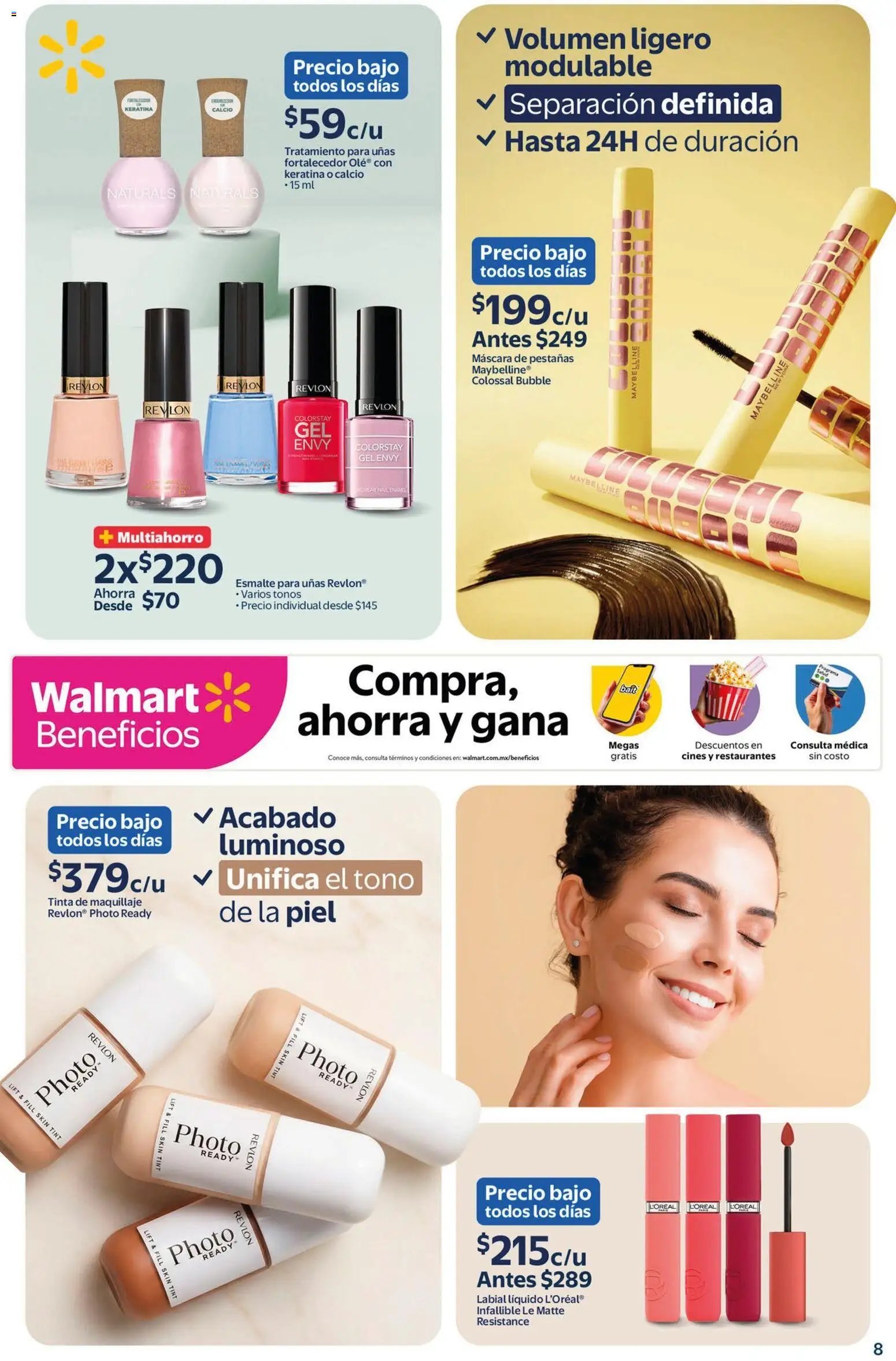 Walmart oferta desde 27/03/2026 Walmart folleto Belleza natural a precios bajos (2026-03-27 - 2026-04-09)