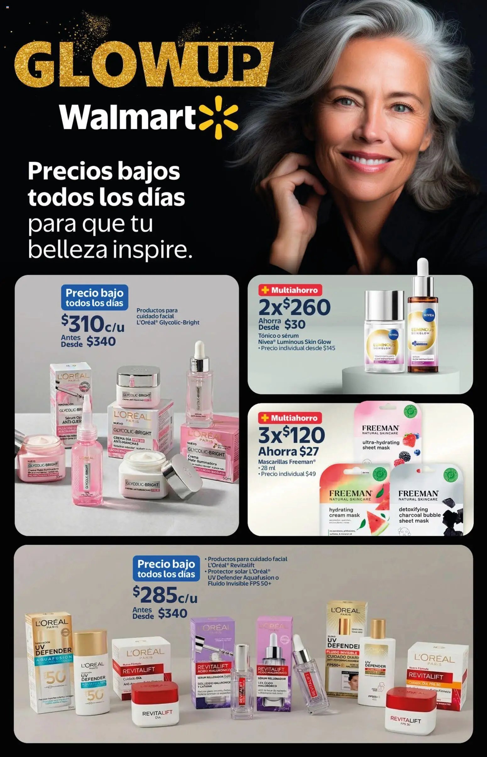 Walmart oferta desde 27/03/2026 Walmart folleto Belleza natural a precios bajos (2026-03-27 - 2026-04-09)