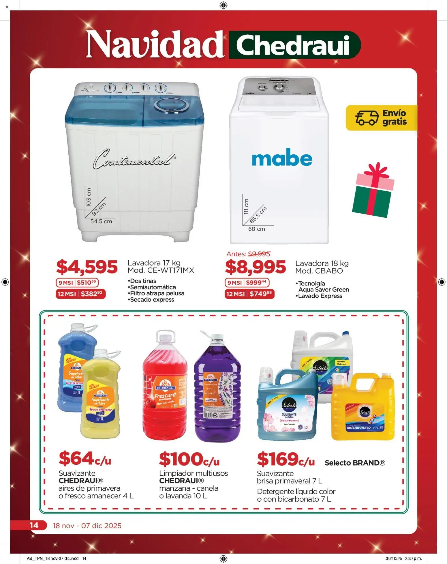 Chedraui oferta desde 18/11/2025 Folleto (2025-11-18 - 2025-12-07)