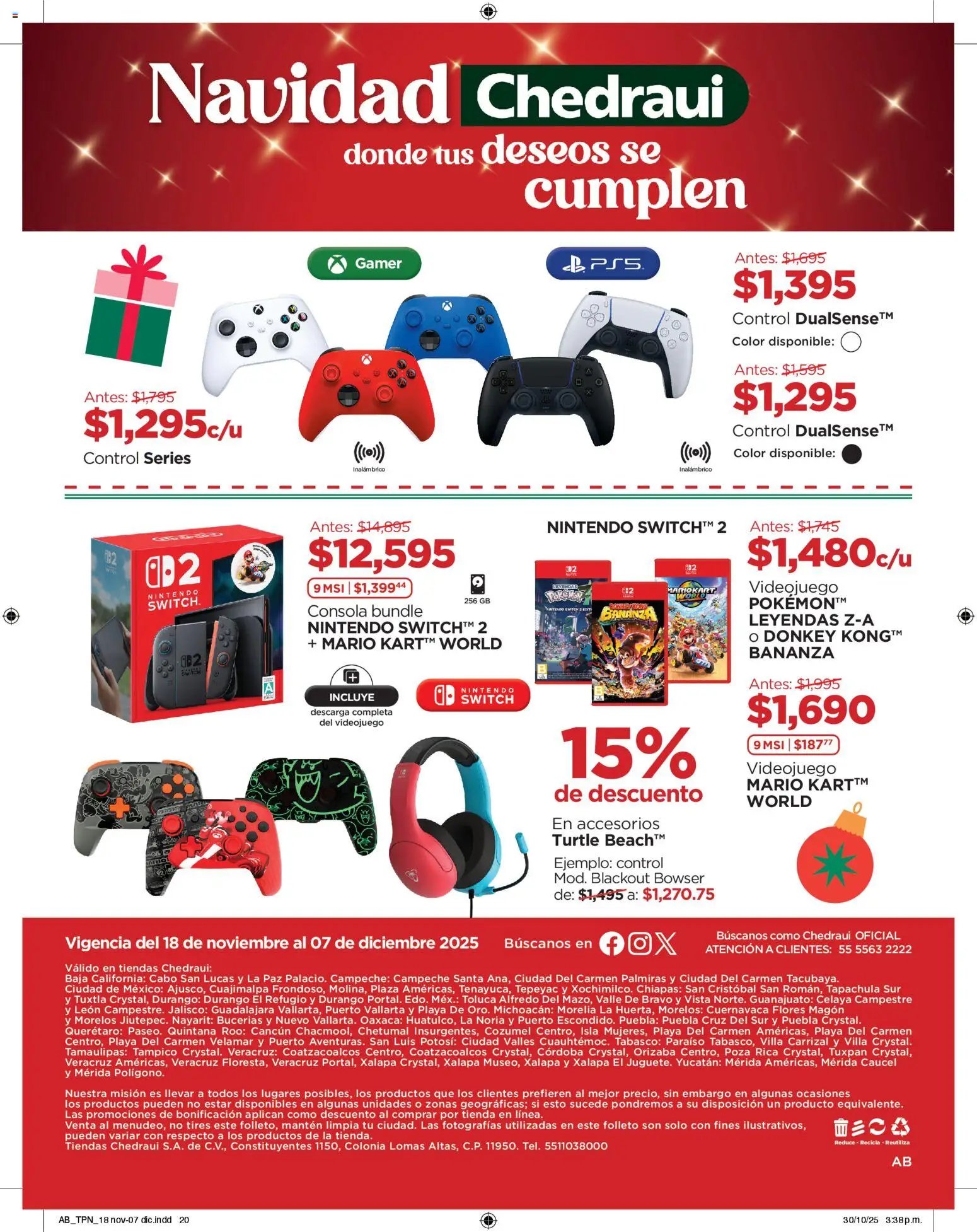 Chedraui oferta desde 18/11/2025 Folleto (2025-11-18 - 2025-12-07)