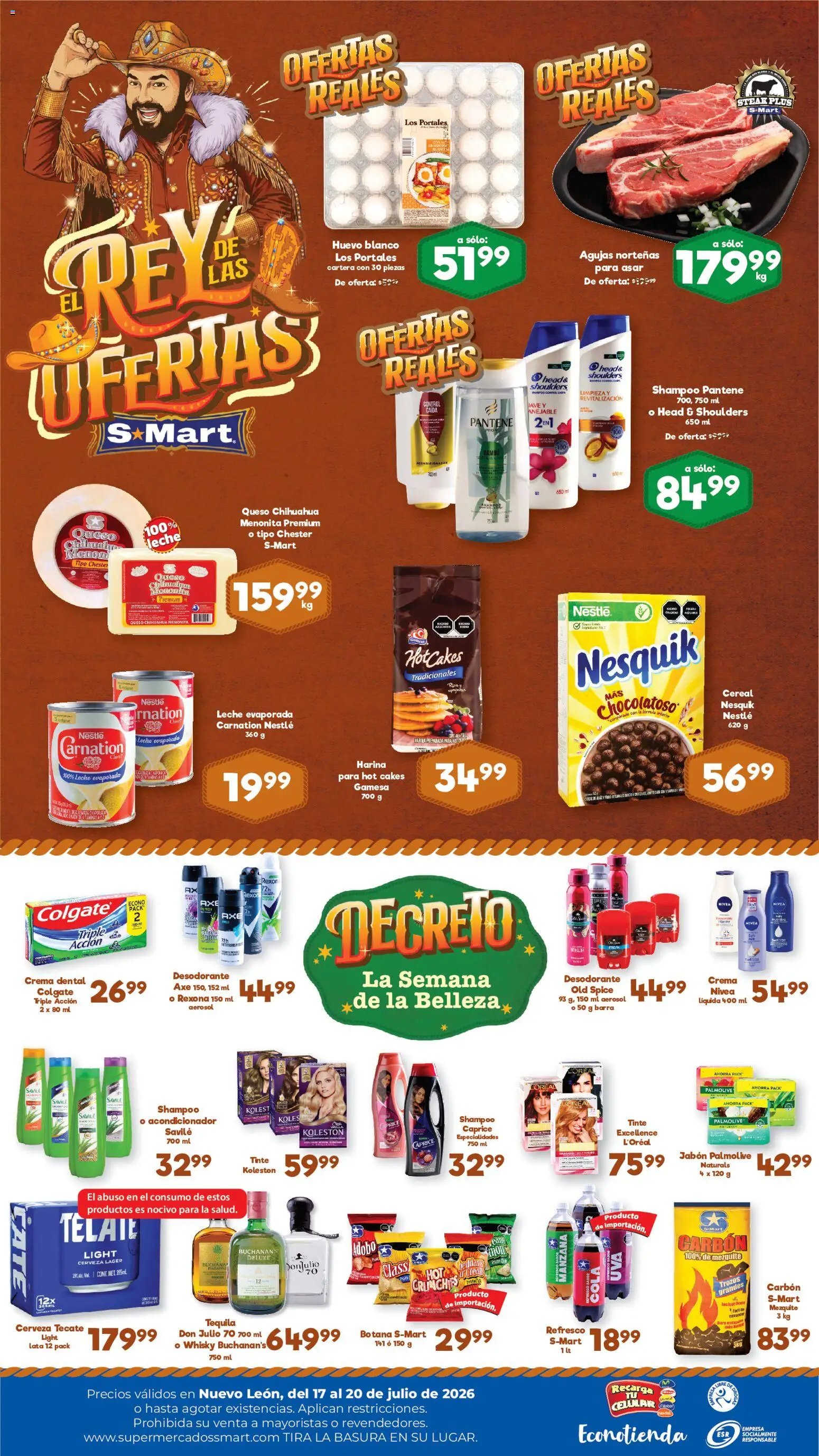 S-Mart oferta desde 17/07/2026 S-Mart folleto Monterrey