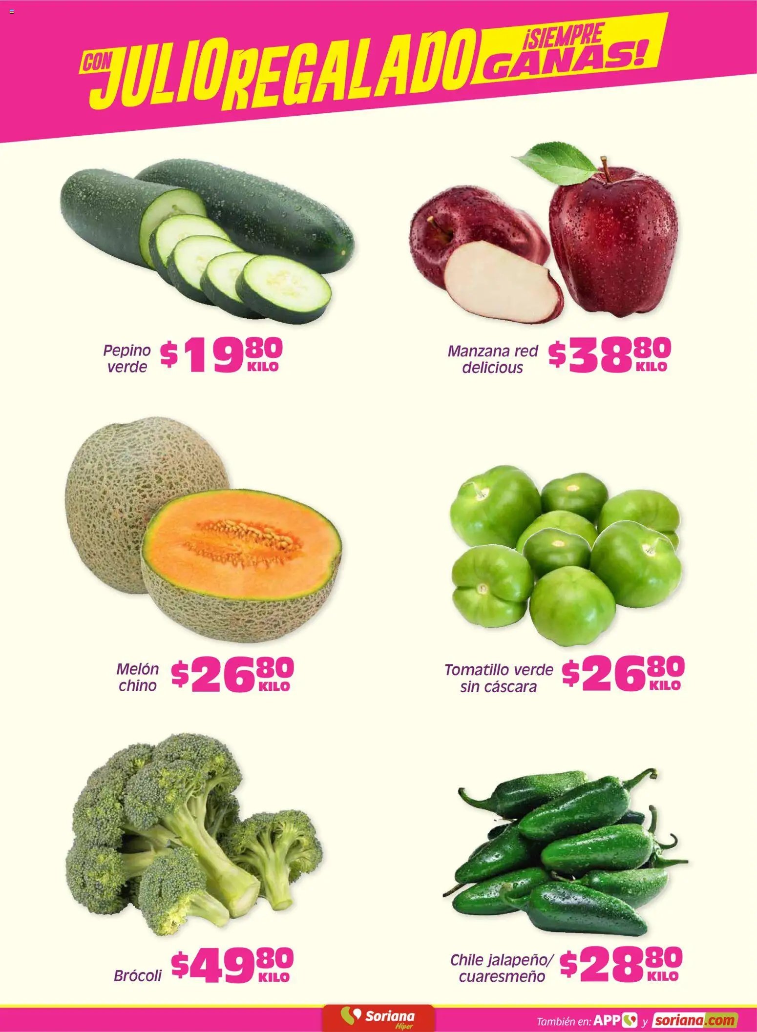 Soriana oferta desde 26/06/2026 Soriana Fin de Semana Híper: Tijuana, Mexicali, Ensenada, San Luis Río Colorado y Tecate