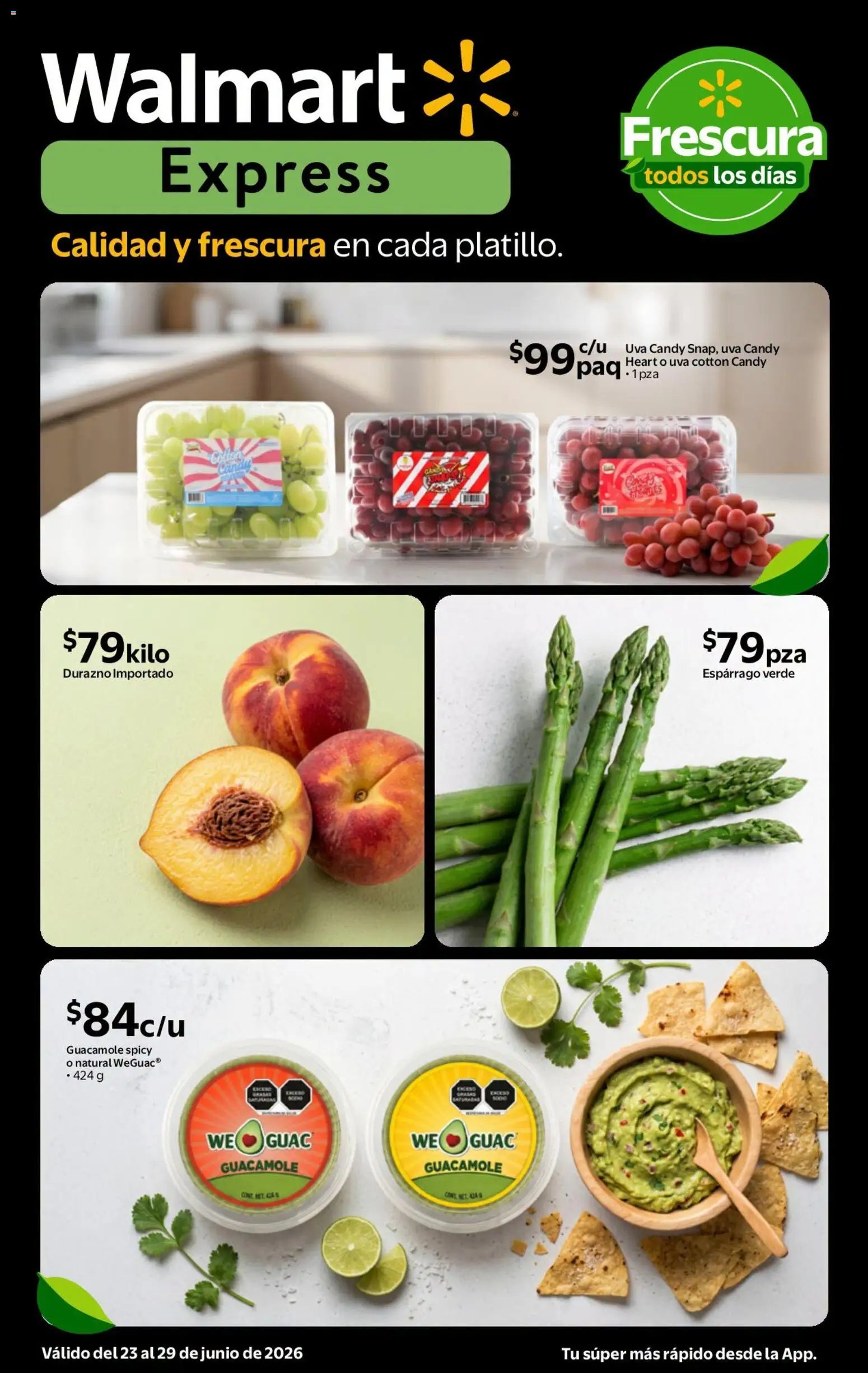 Walmart Express oferta desde 23/06/2026 Walmart Express folleto Calidad a precios bajos