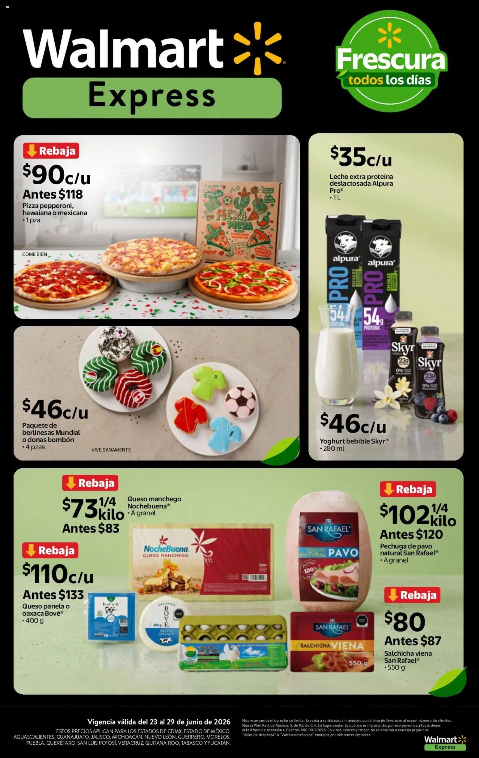 Walmart Express oferta desde 23/06/2026 Walmart Express folleto Calidad a precios bajos