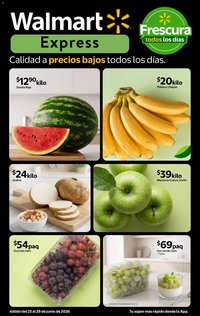 Walmart Express oferta desde 23/06/2026 Walmart Express folleto Calidad a precios bajos