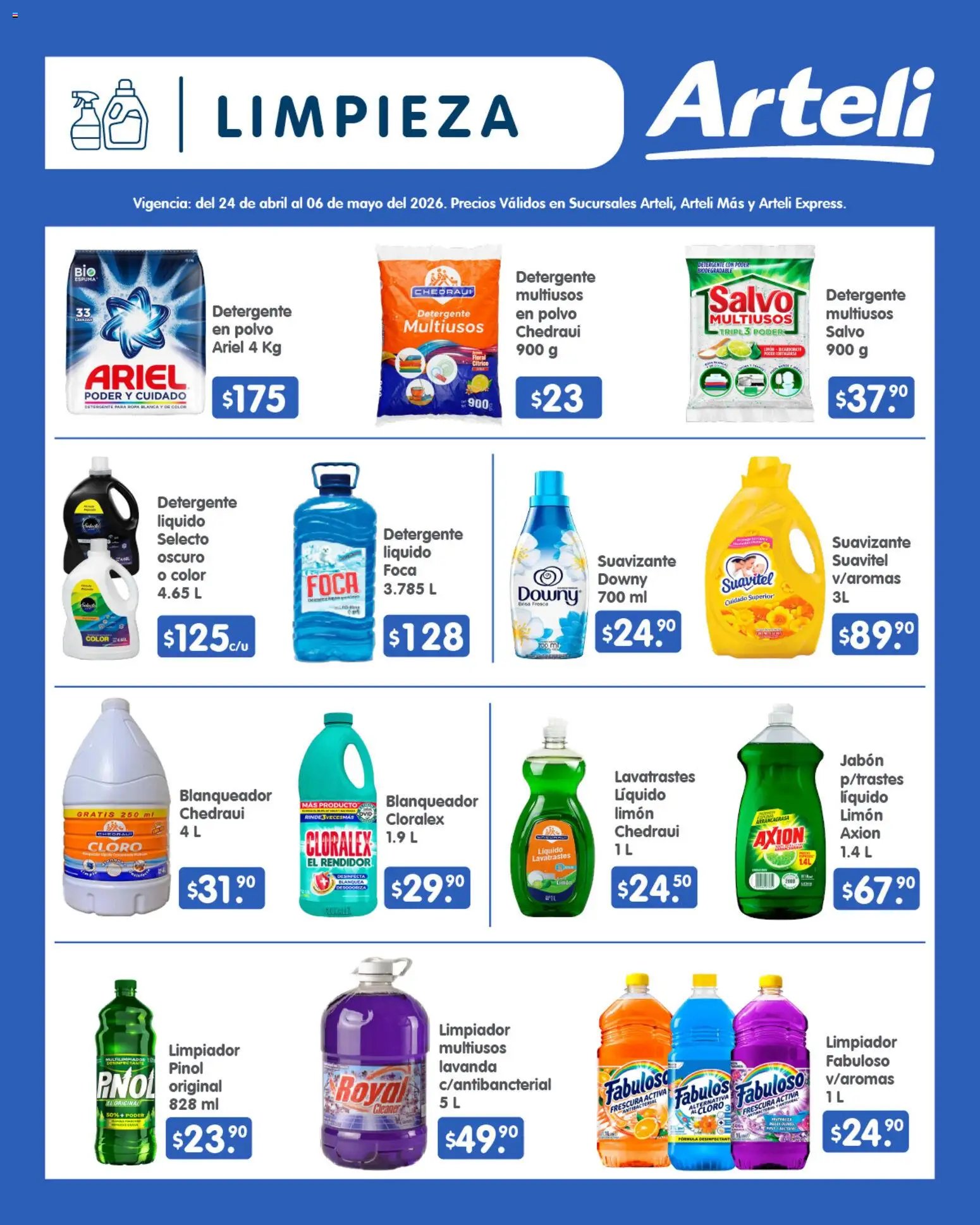 Arteli oferta desde 24/04/2026 Arteli folleto Quincenal (2026-04-24 - 2026-05-06)