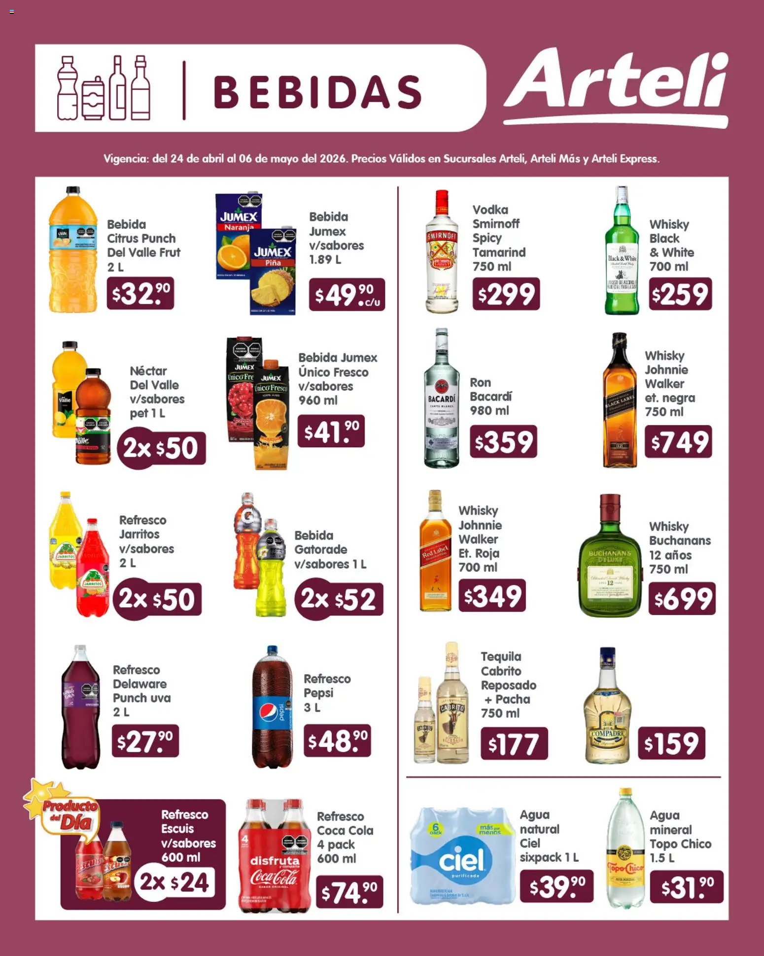 Arteli oferta desde 24/04/2026 Arteli folleto Quincenal (2026-04-24 - 2026-05-06)