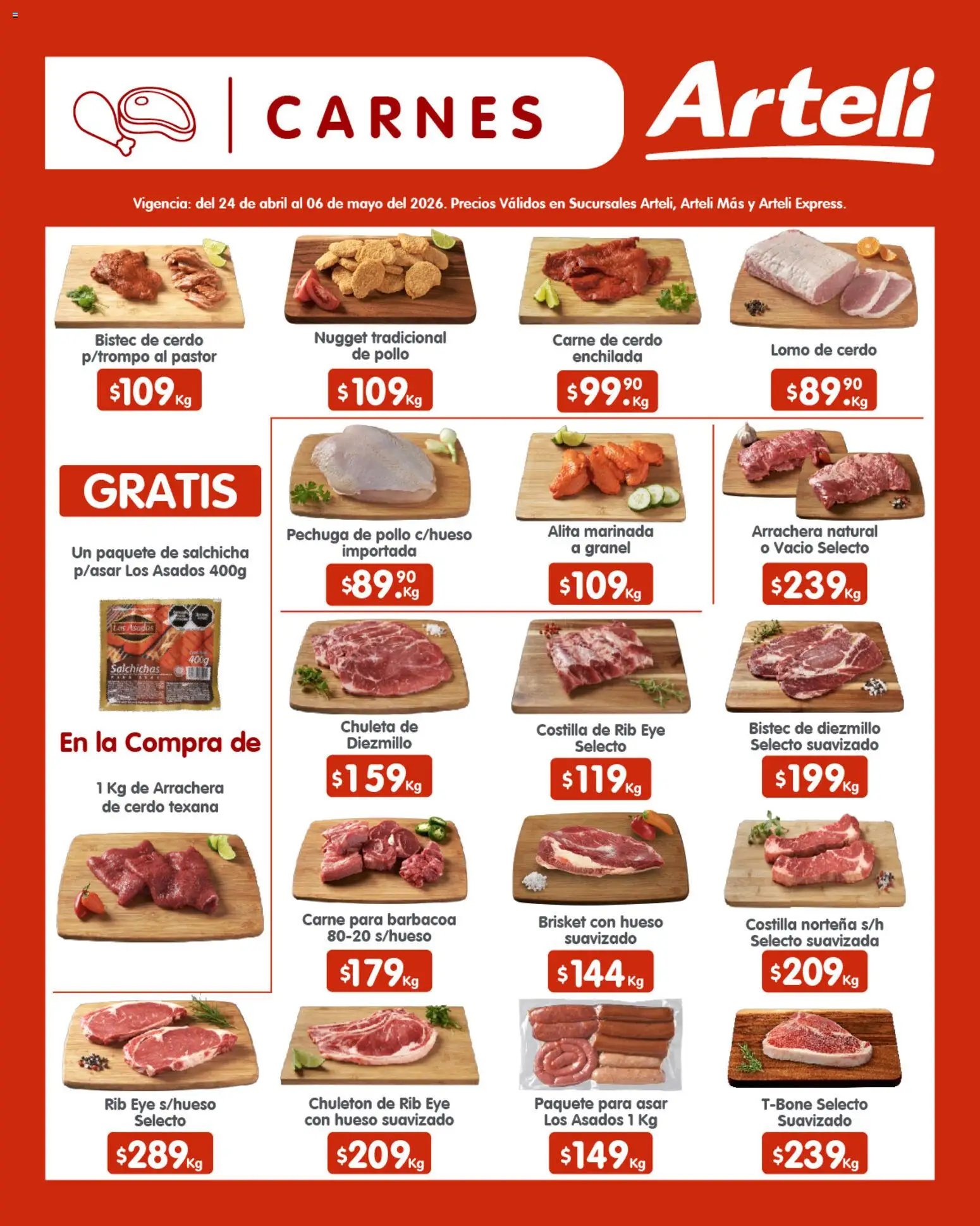 Arteli oferta desde 24/04/2026 Arteli folleto Quincenal (2026-04-24 - 2026-05-06)