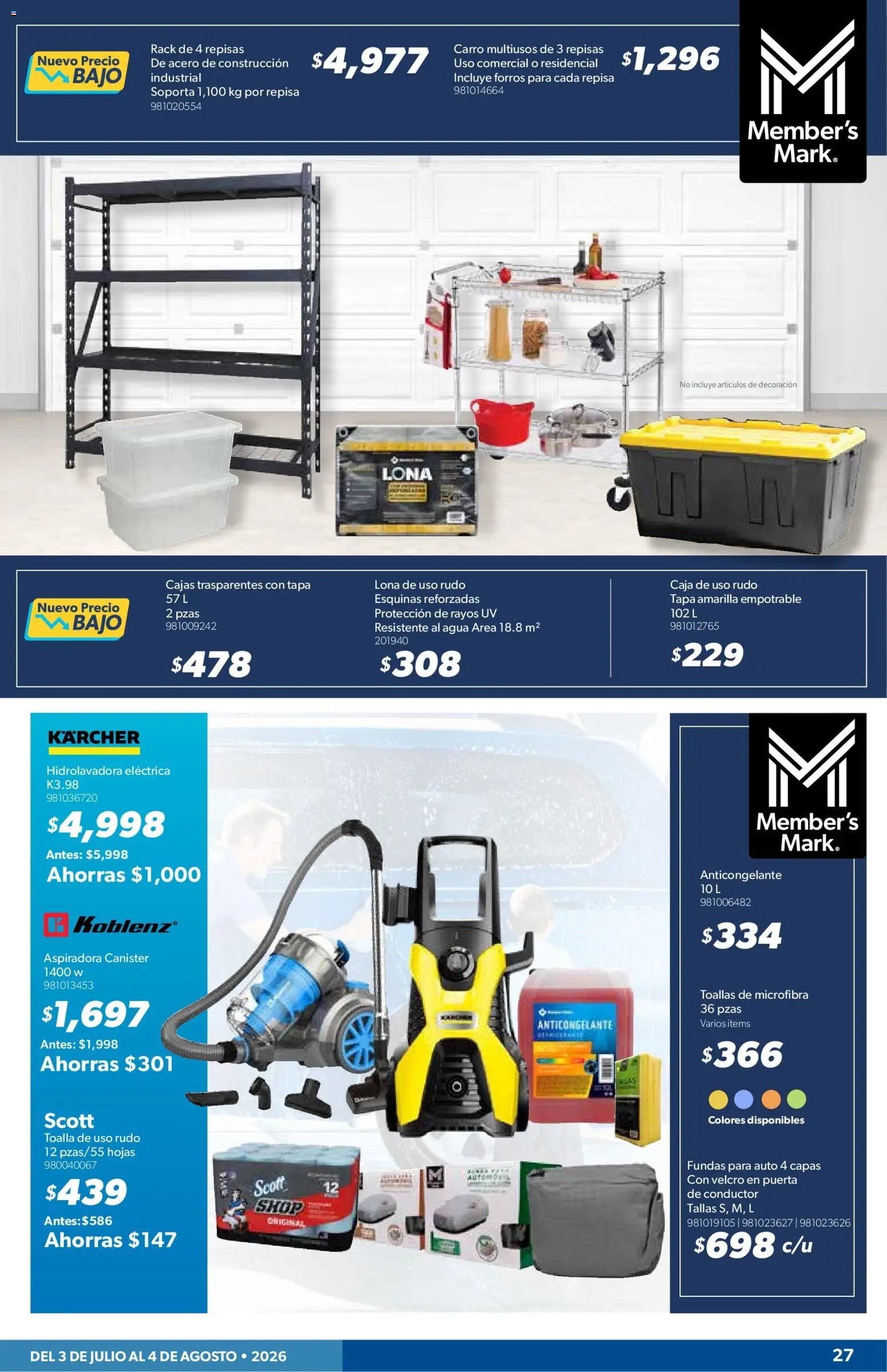 Sam's Club oferta desde 03/07/2026 Sam's Club catálogo Cuponera