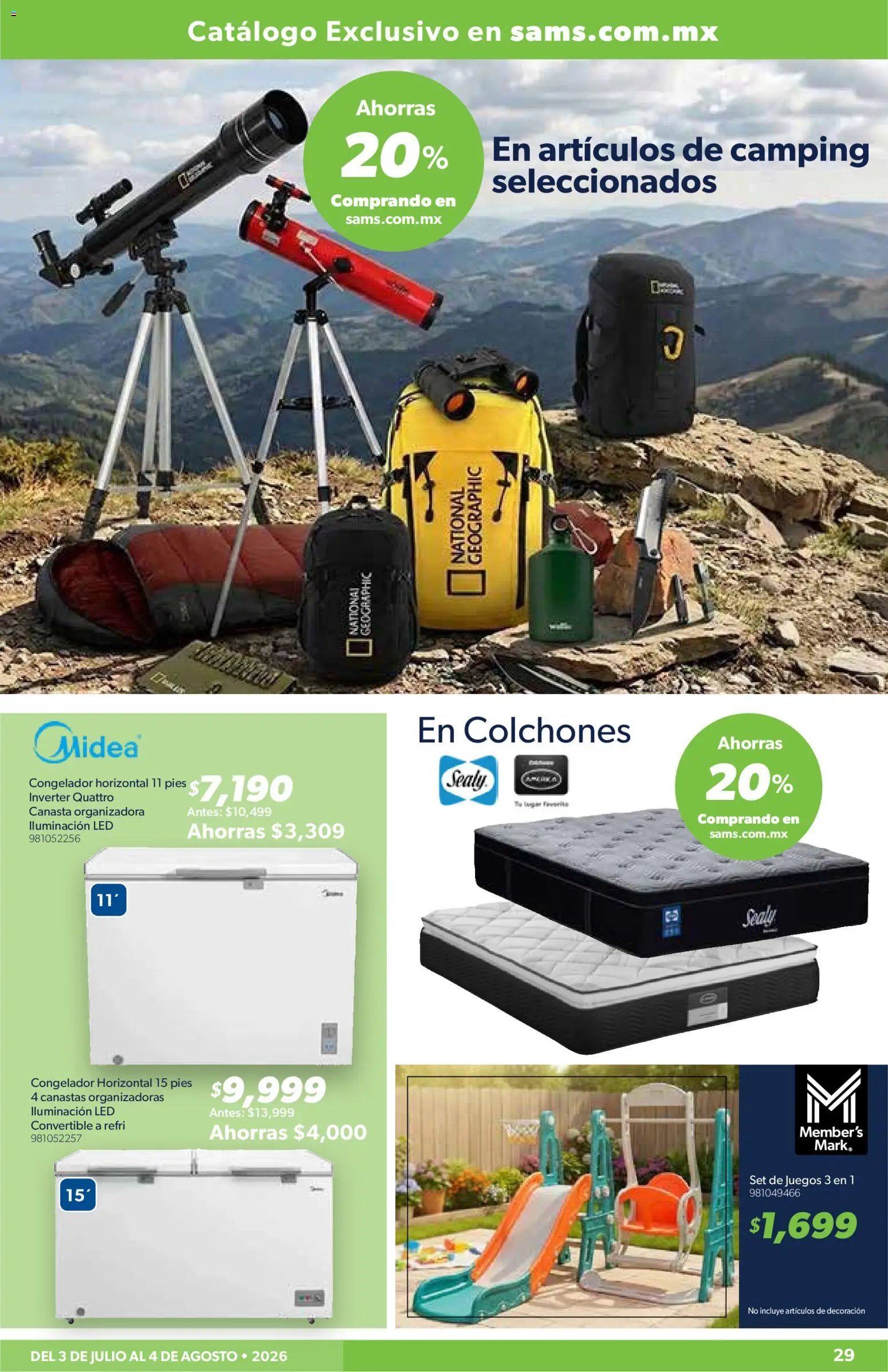 Sam's Club oferta desde 03/07/2026 Sam's Club catálogo Cuponera