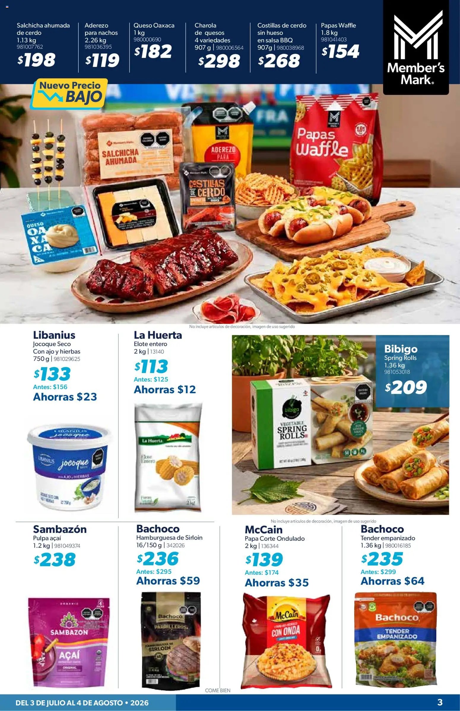 Sam's Club oferta desde 03/07/2026 Sam's Club catálogo Cuponera