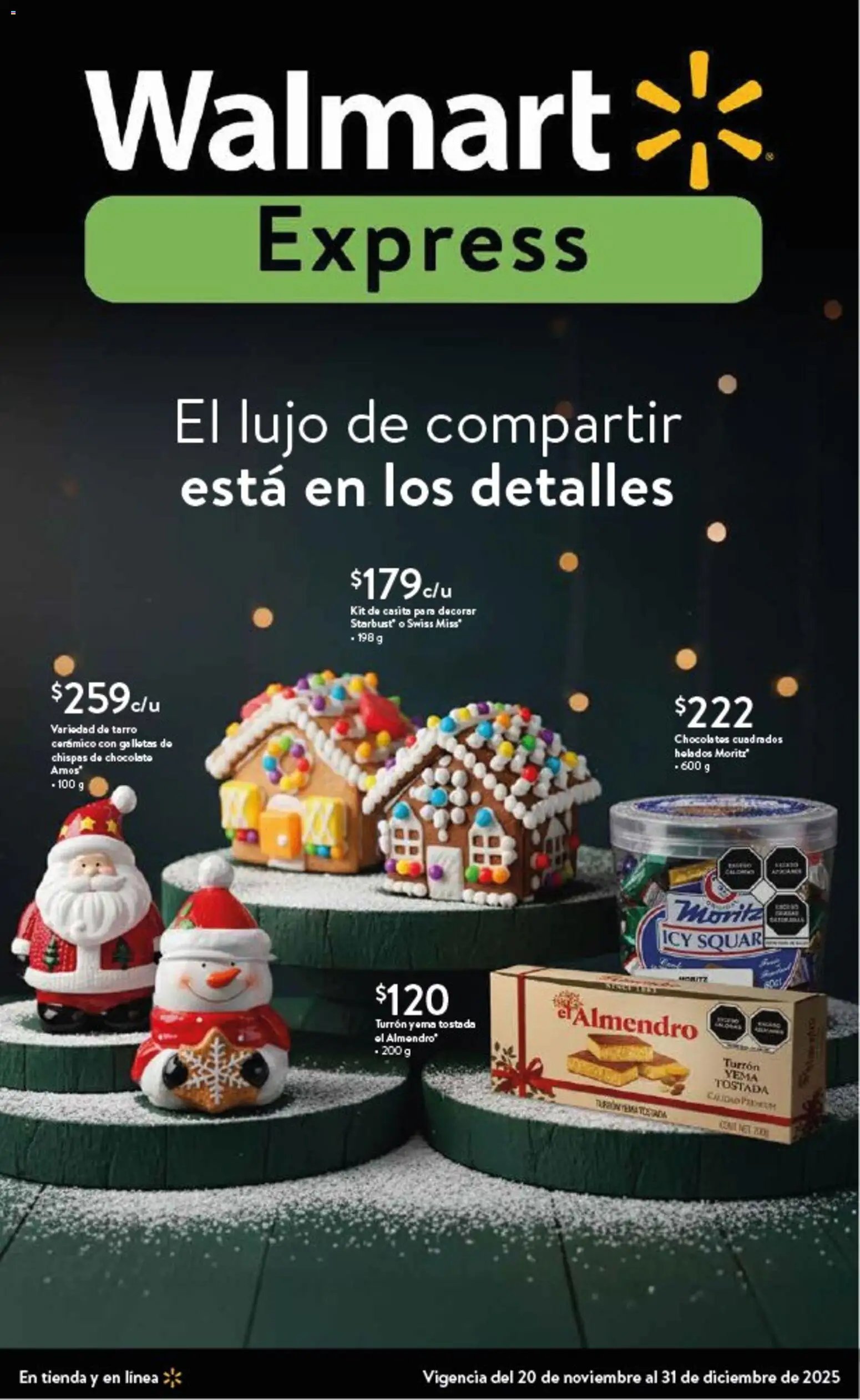 Walmart Express oferta desde 20/11/2025 Folleto El lujo de compartir está en los detalles (2025-11-20 - 2025-12-31)