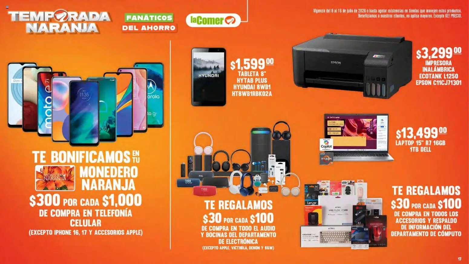 La Comer oferta desde 08/07/2026 La Comer folleto