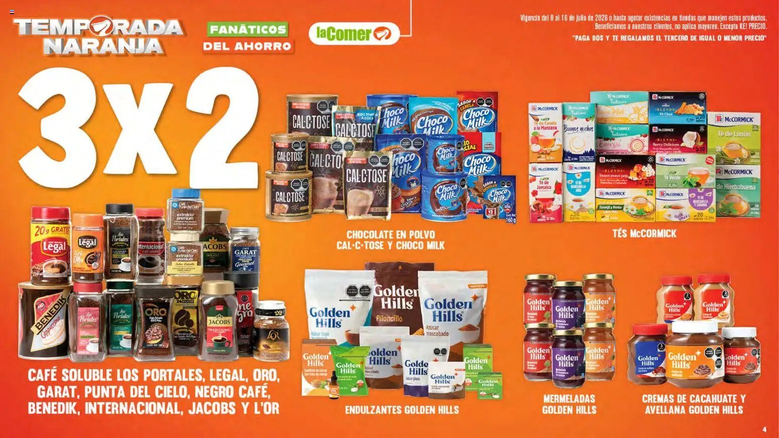 La Comer oferta desde 08/07/2026 La Comer folleto