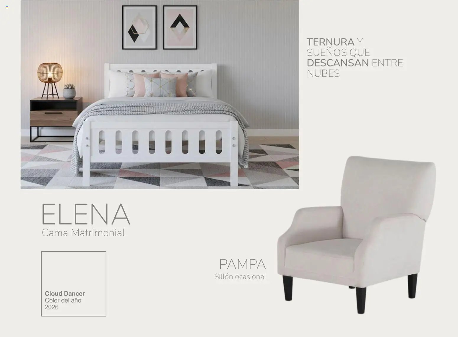 Muebles Dico oferta desde 30/01/2026 Catálogo Cloud Dancer Color del año 2026