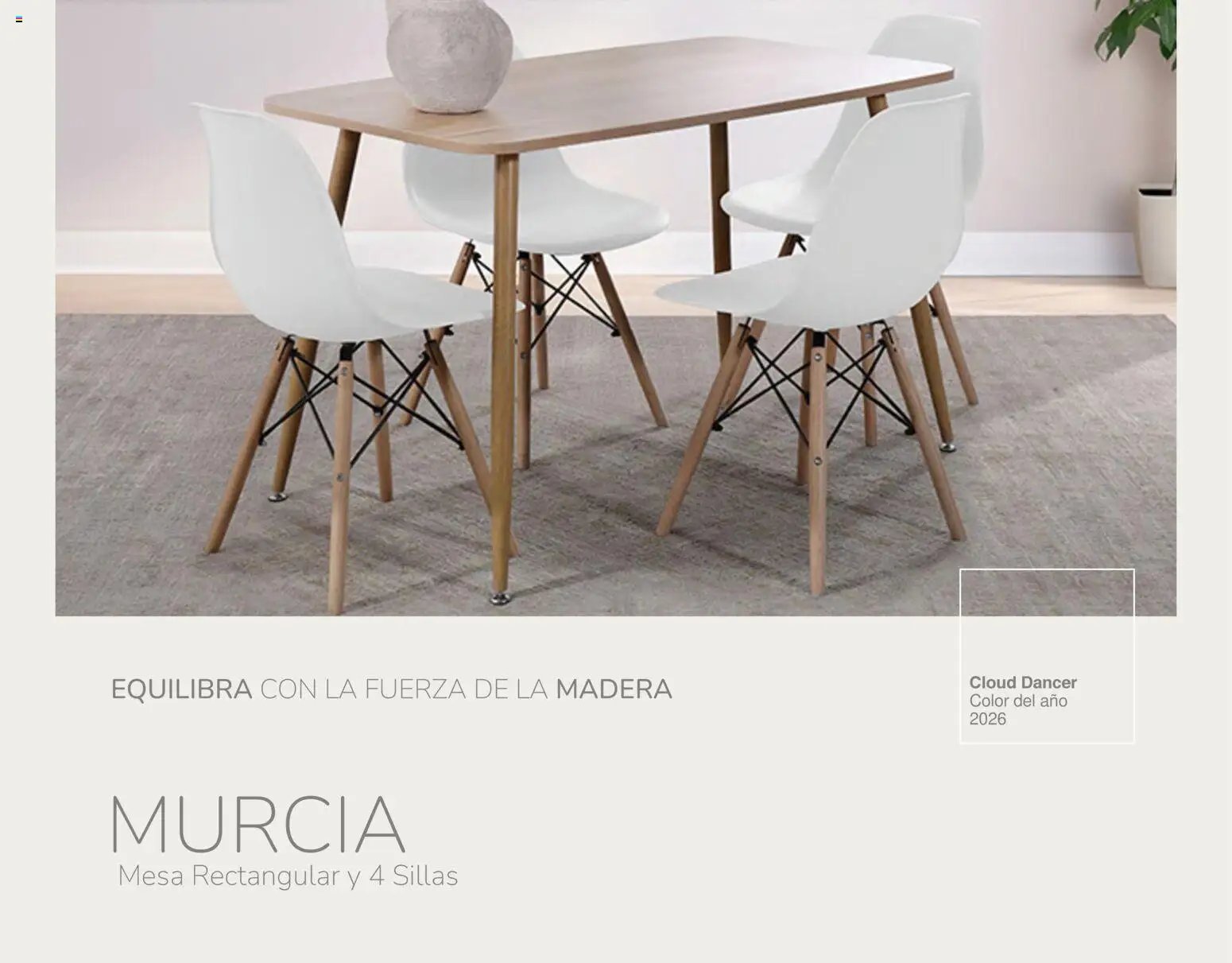 Muebles Dico oferta desde 30/01/2026 Catálogo Cloud Dancer Color del año 2026