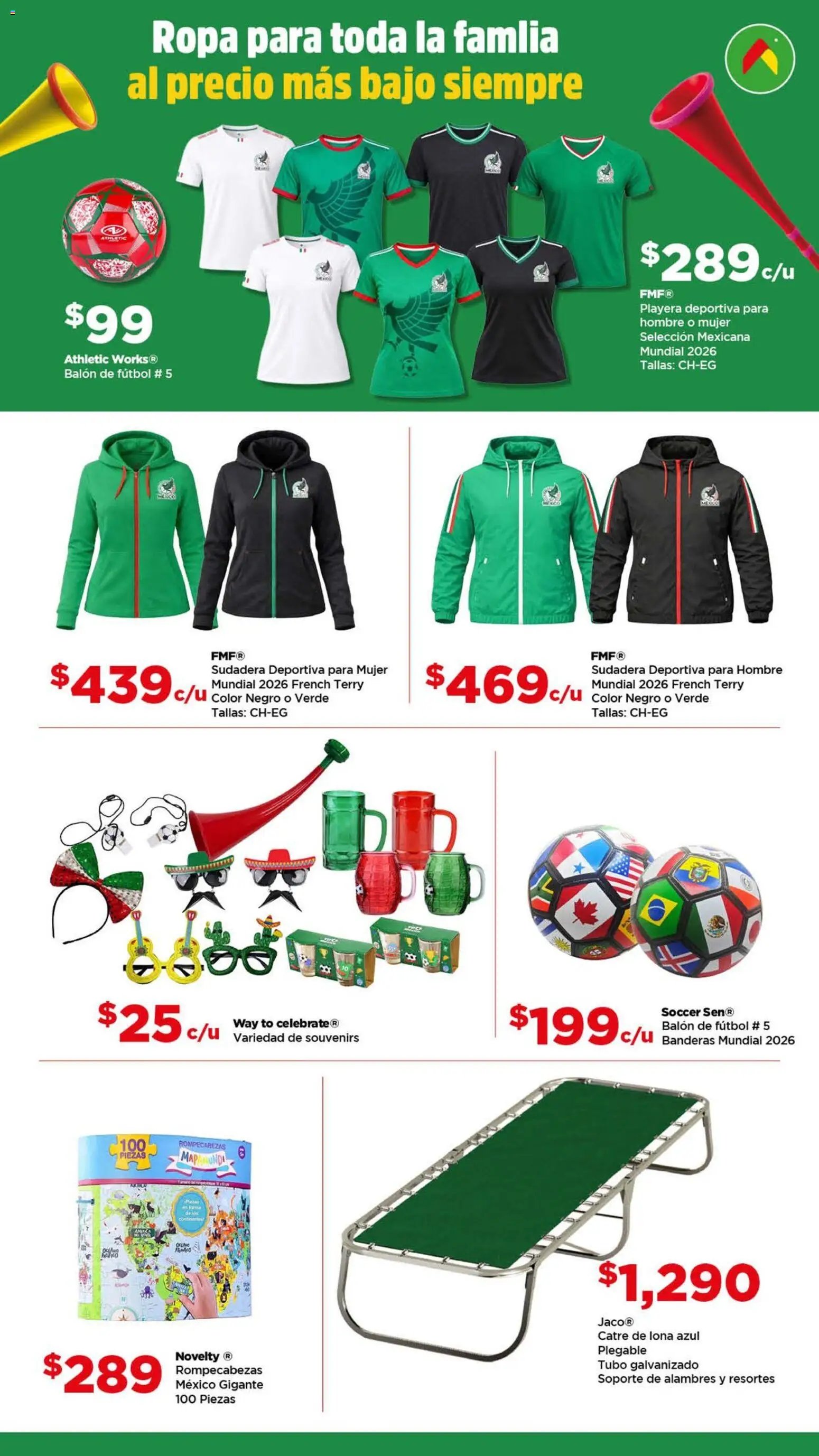 Bodega Aurrerá oferta desde 27/04/2026 Bodega Aurrerá folleto Golazo (2026-04-27 - 2026-05-24)