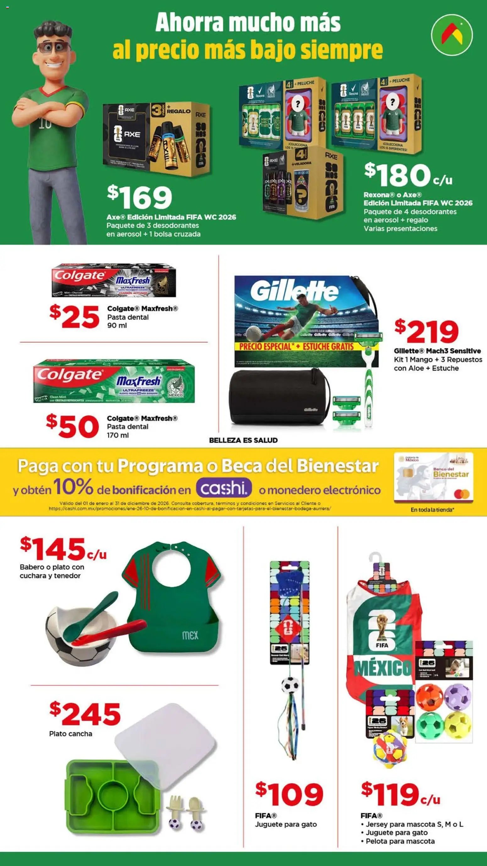 Bodega Aurrerá oferta desde 27/04/2026 Bodega Aurrerá folleto Golazo (2026-04-27 - 2026-05-24)
