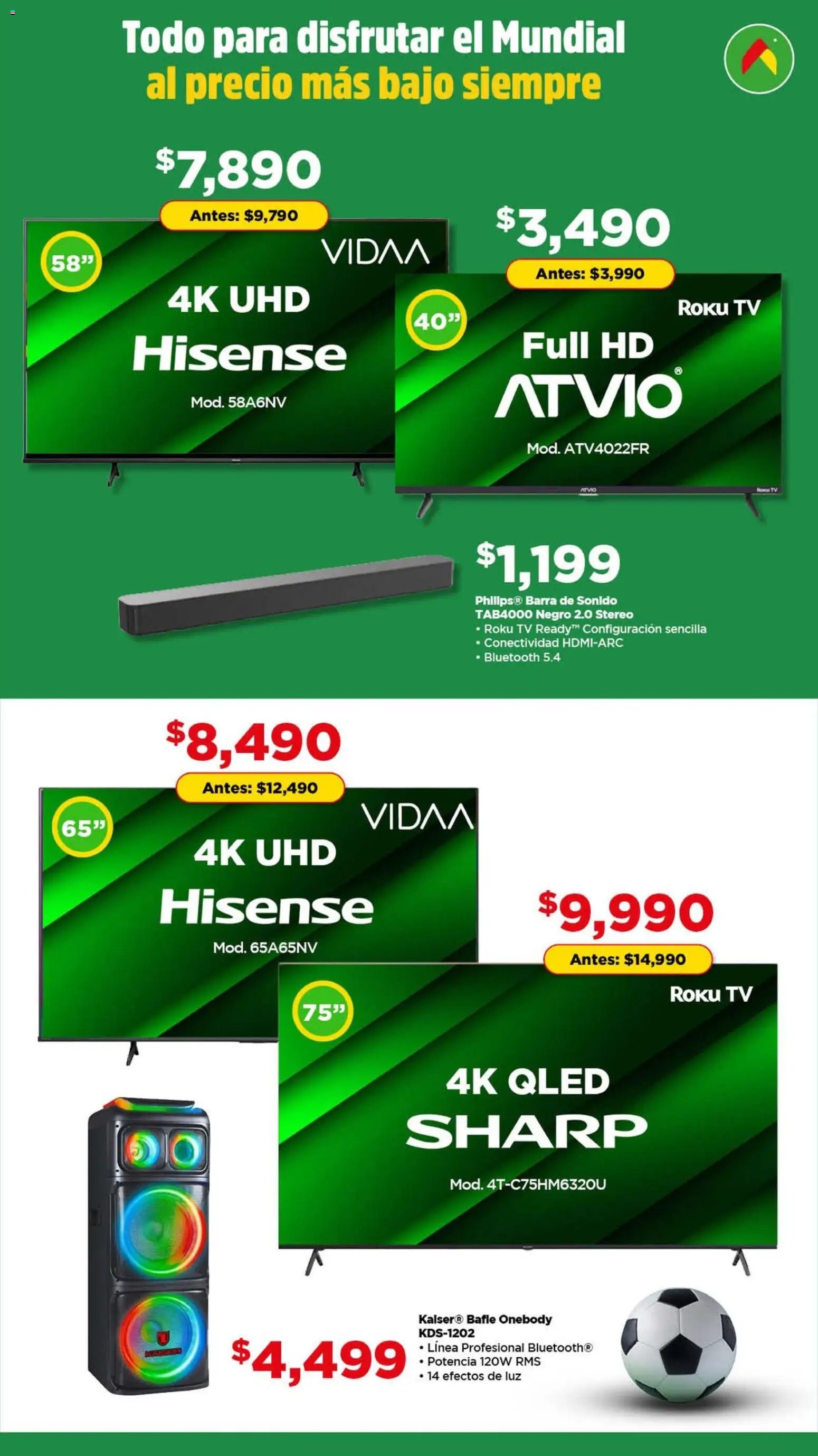 Bodega Aurrerá oferta desde 27/04/2026 Bodega Aurrerá folleto Golazo (2026-04-27 - 2026-05-24)