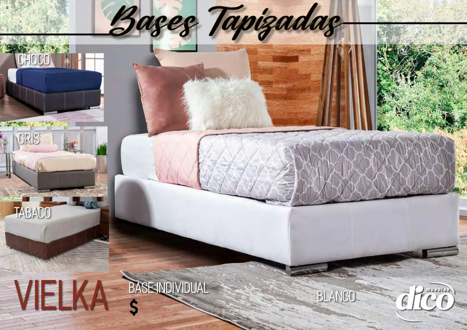 Muebles Dico oferta desde 01/04/2026 Muebles Dico catálogo Camas tapizadas 