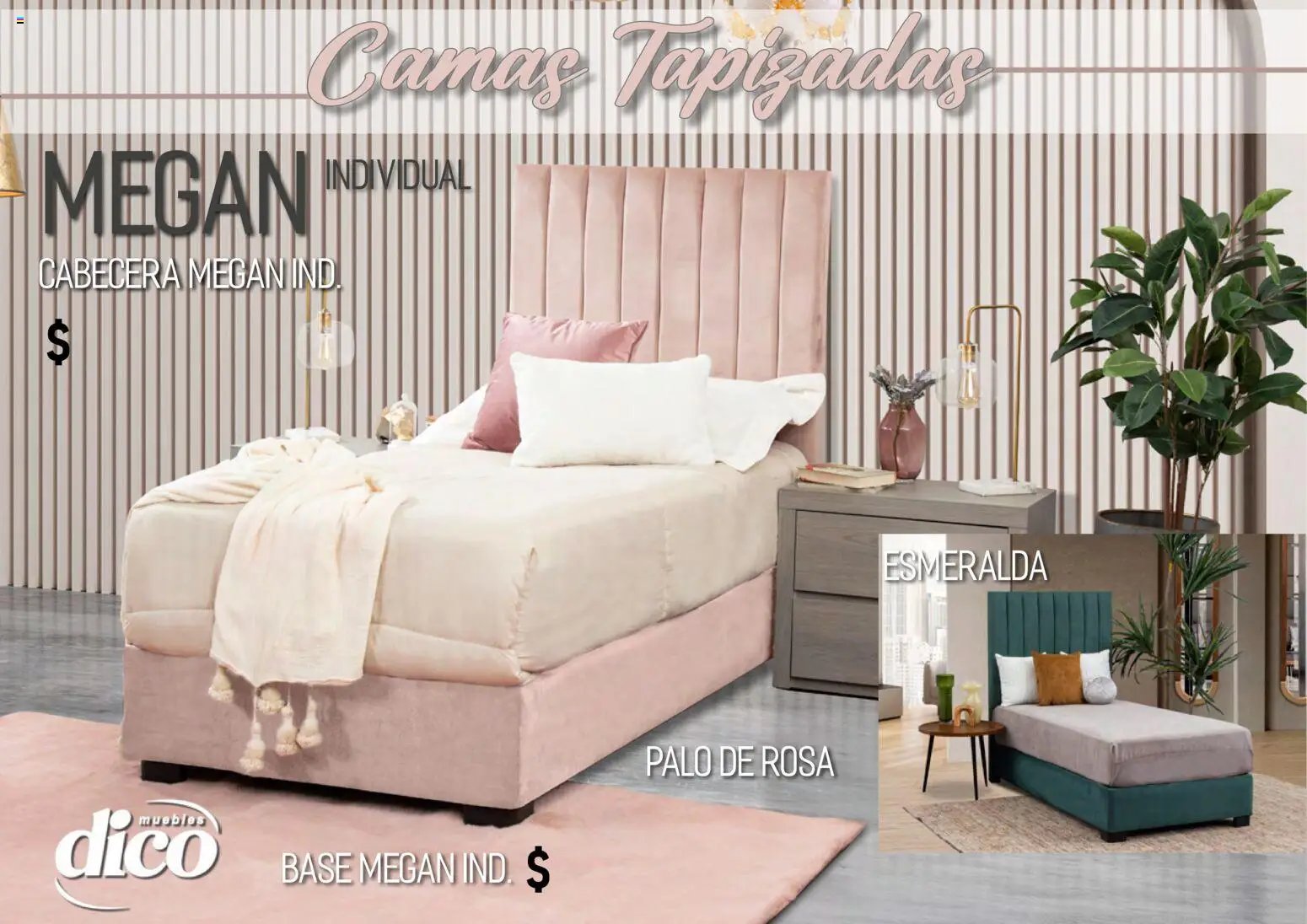 Muebles Dico oferta desde 01/04/2026 Muebles Dico catálogo Camas tapizadas 