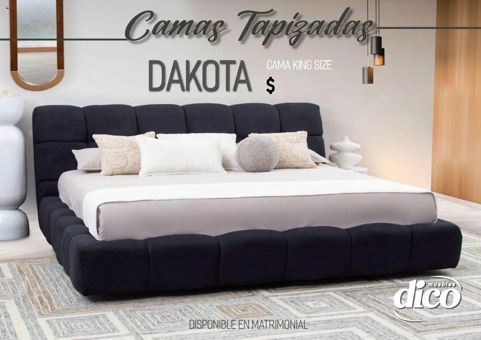 Muebles Dico oferta desde 01/04/2026 Muebles Dico catálogo Camas tapizadas 