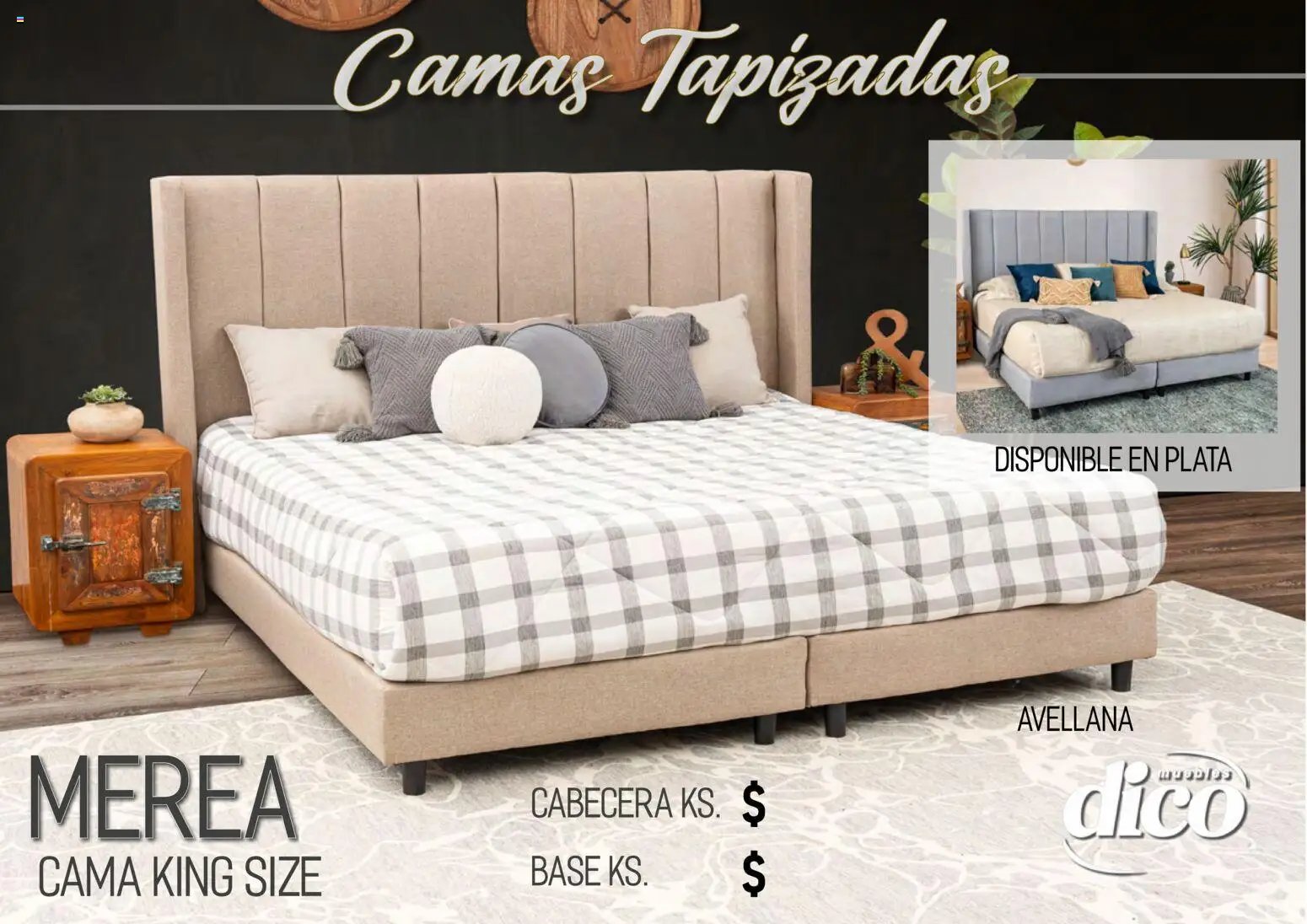 Muebles Dico oferta desde 01/04/2026 Muebles Dico catálogo Camas tapizadas 