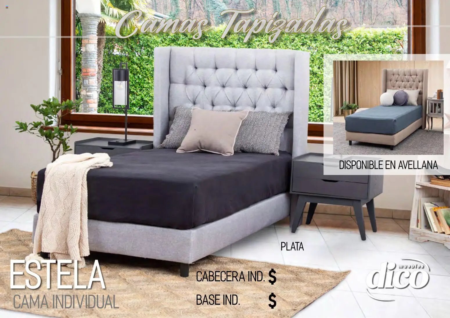 Muebles Dico oferta desde 01/04/2026 Muebles Dico catálogo Camas tapizadas 