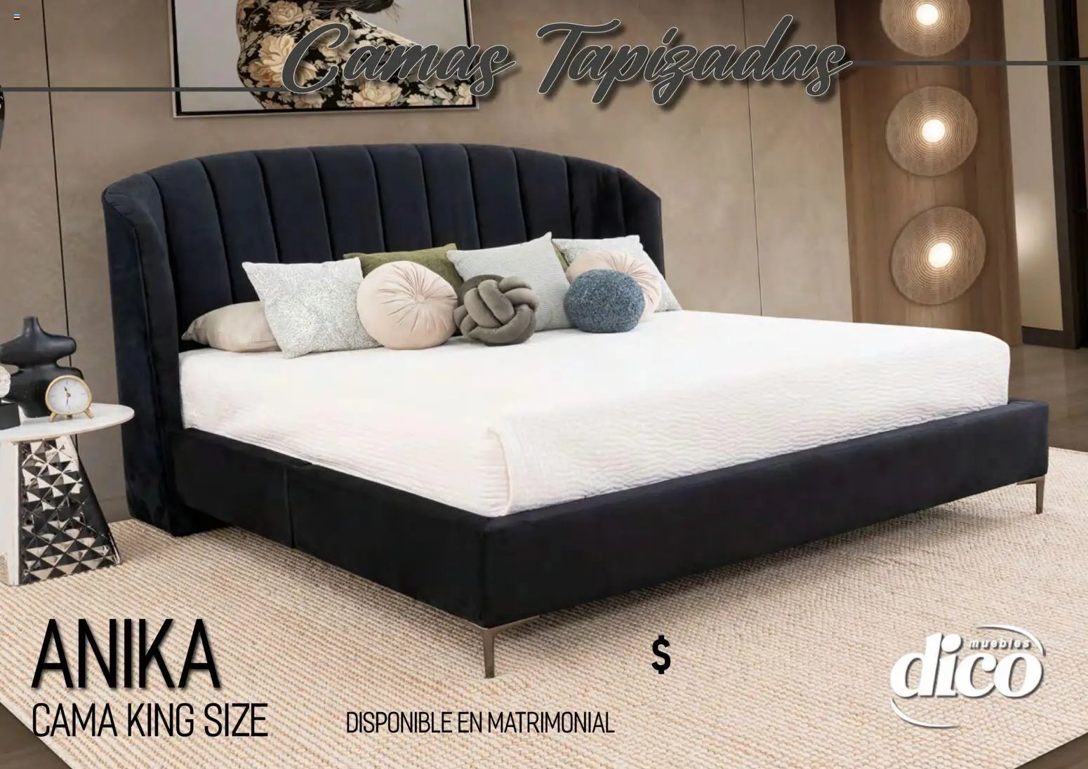 Muebles Dico oferta desde 01/04/2026 Muebles Dico catálogo Camas tapizadas 