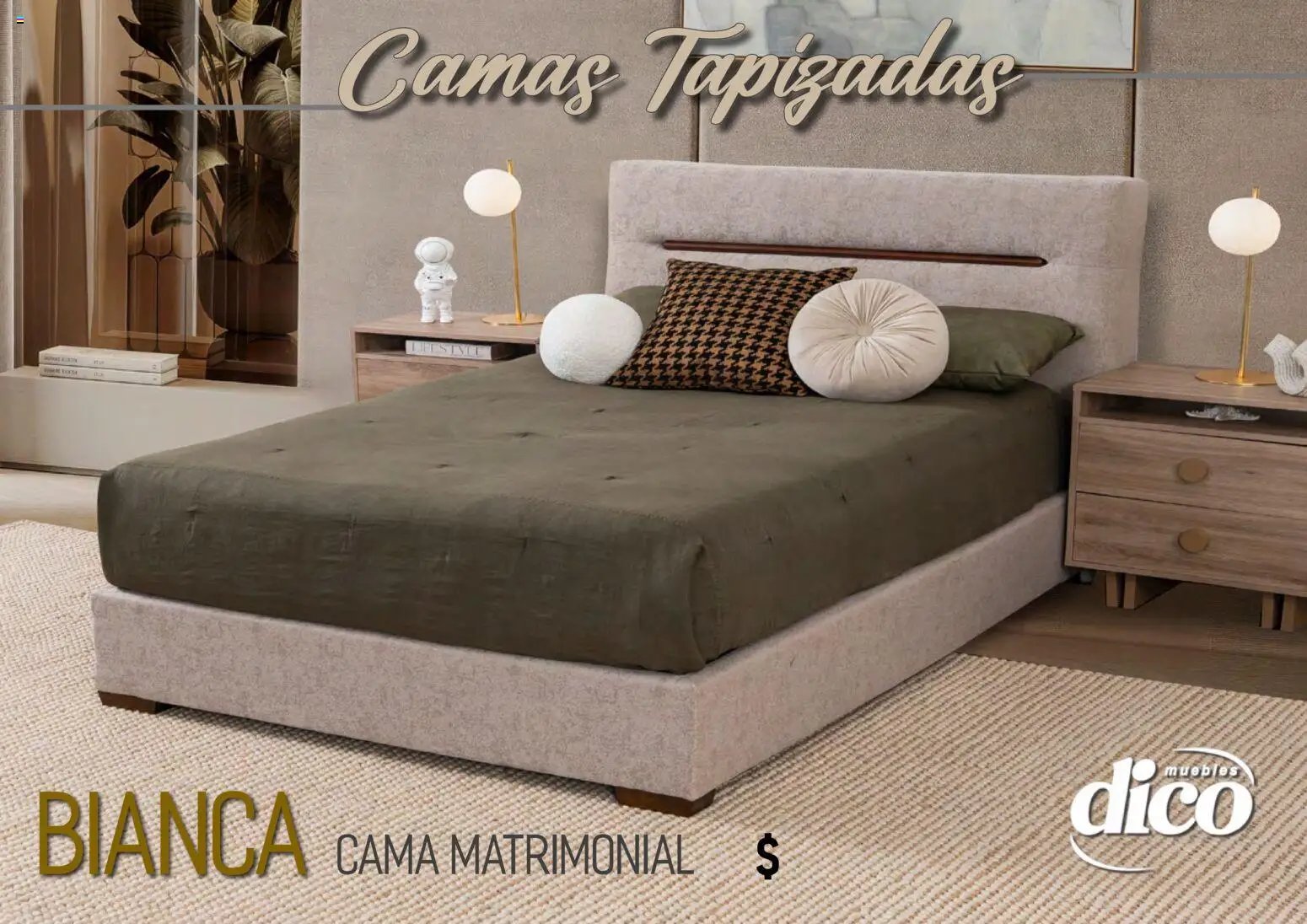 Muebles Dico oferta desde 01/04/2026 Muebles Dico catálogo Camas tapizadas 