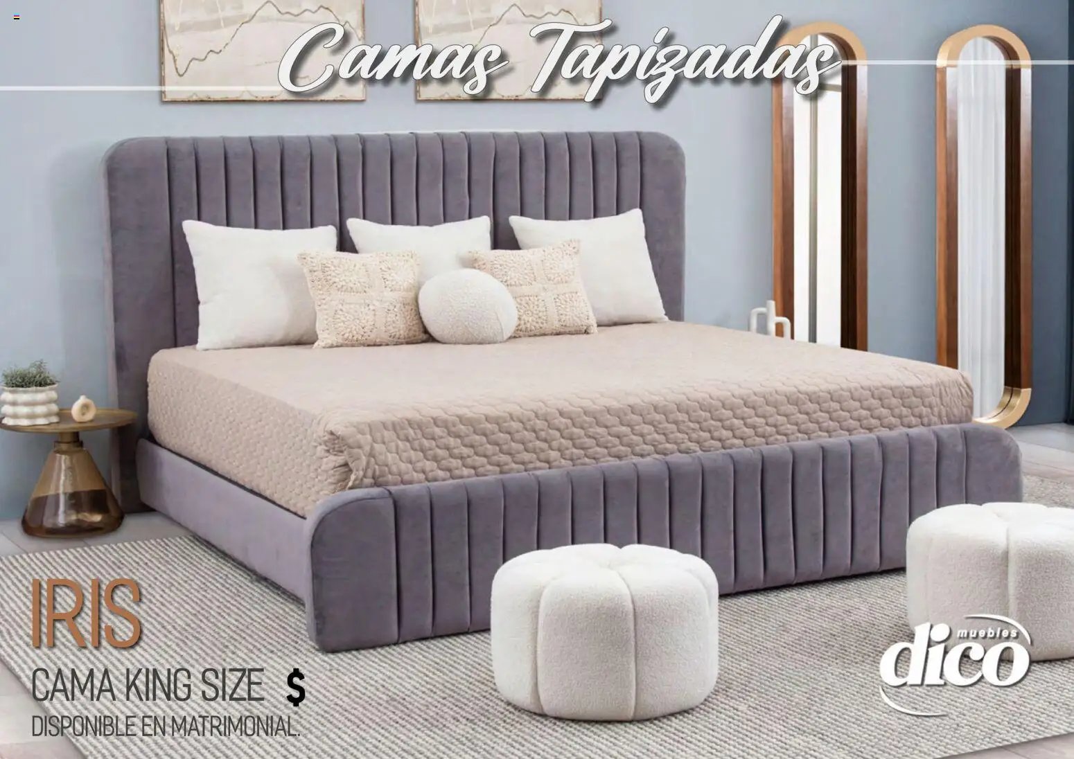 Muebles Dico oferta desde 01/04/2026 Muebles Dico catálogo Camas tapizadas 