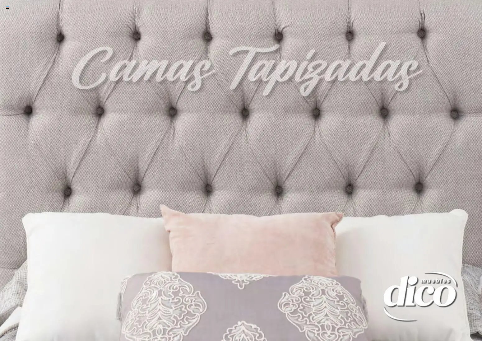 Muebles Dico oferta desde 01/04/2026 Muebles Dico catálogo Camas tapizadas 