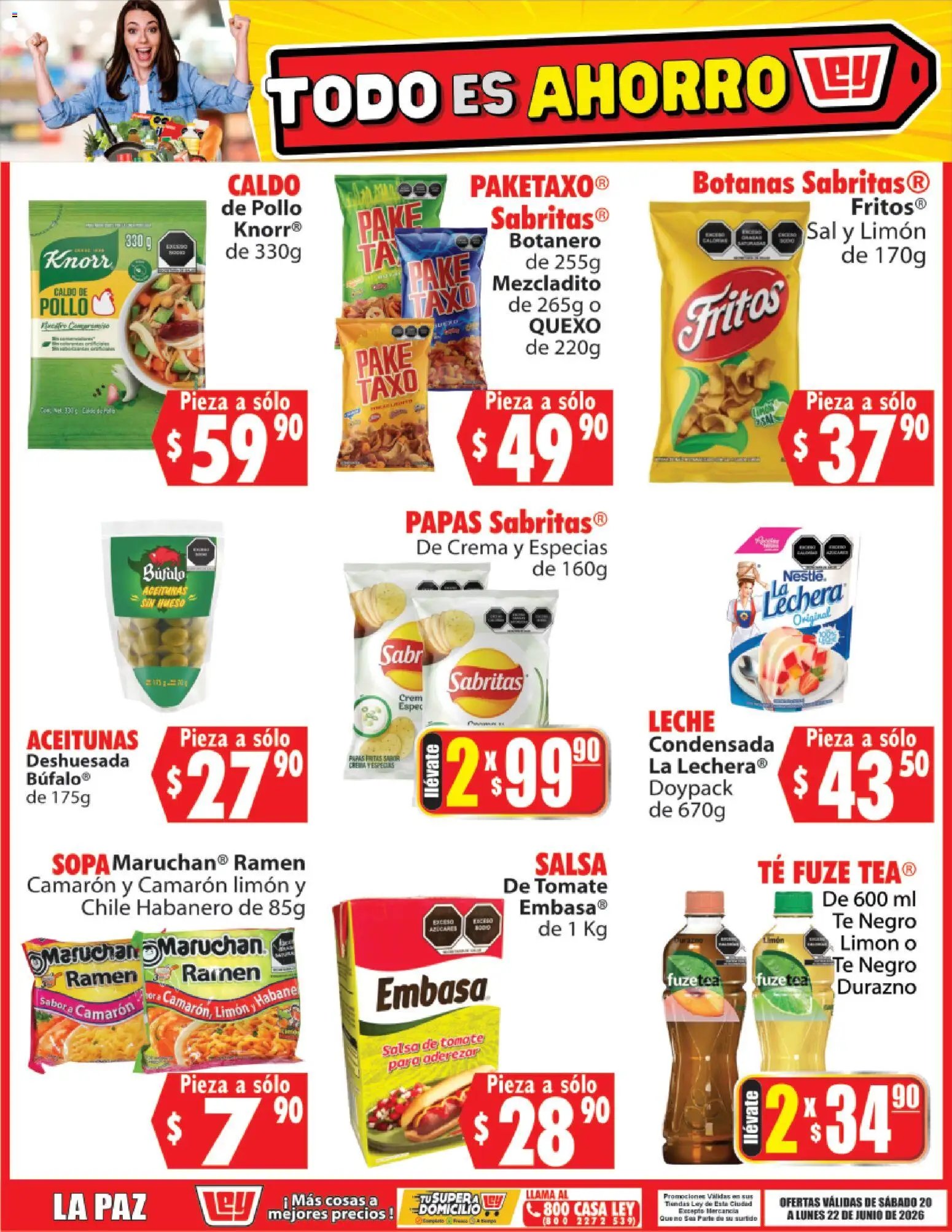Casa Ley oferta desde 20/06/2026 Casa Ley folleto Todo es ahorro